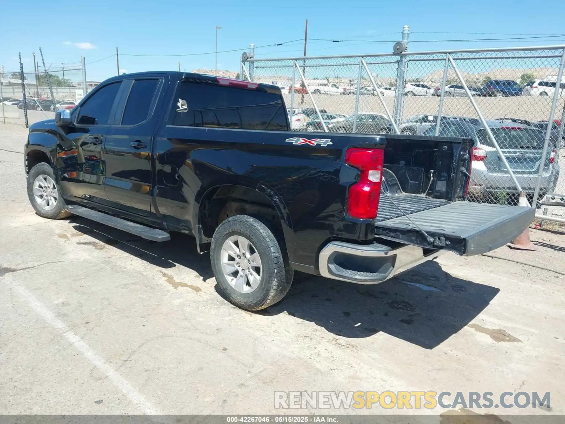 3 Photograph of a damaged car 1GCRYDEK6KZ390280 CHEVROLET SILVERADO 1500 2019