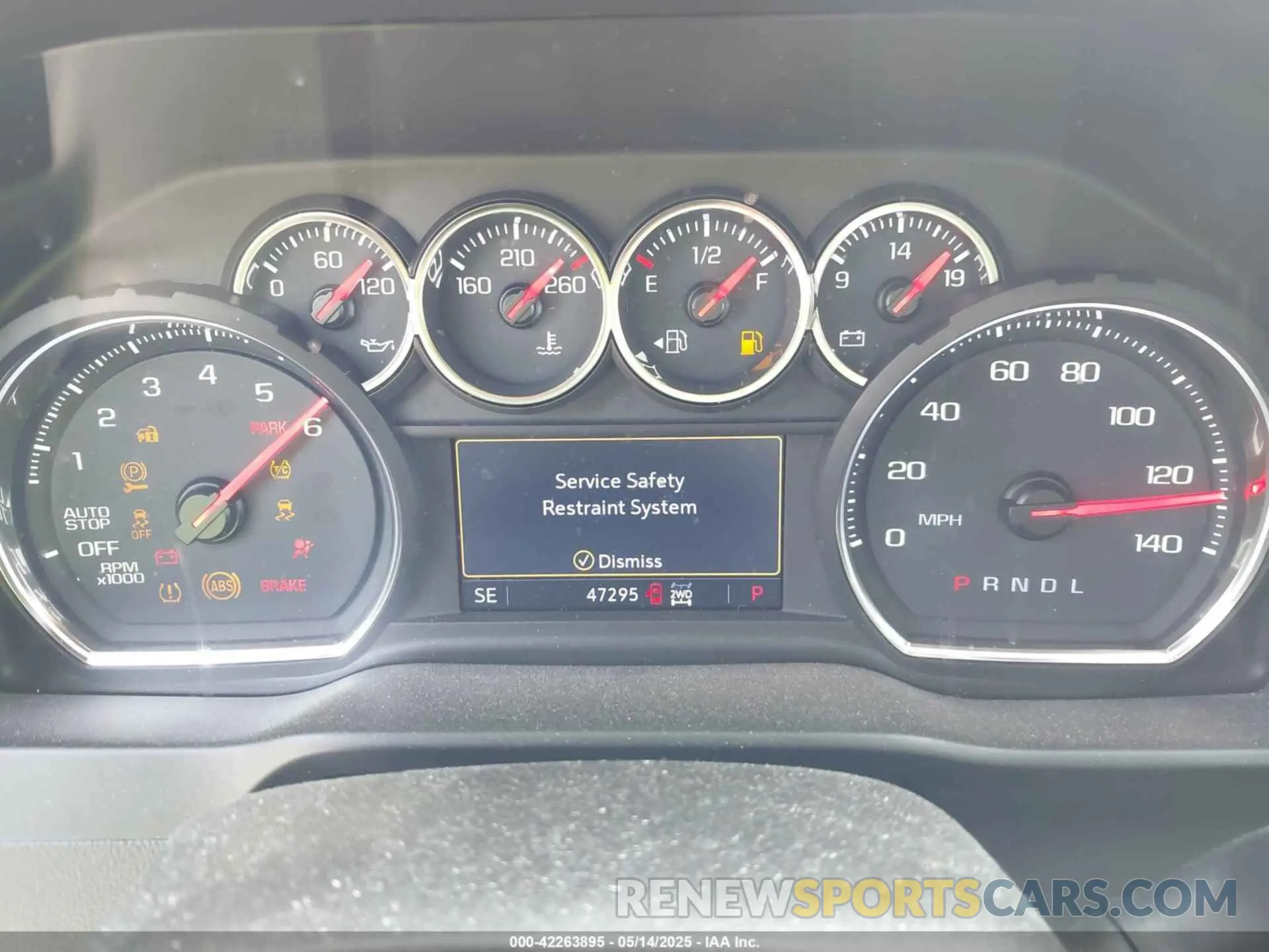 7 Photograph of a damaged car 1GCRYDEK8KZ285305 CHEVROLET SILVERADO 1500 2019