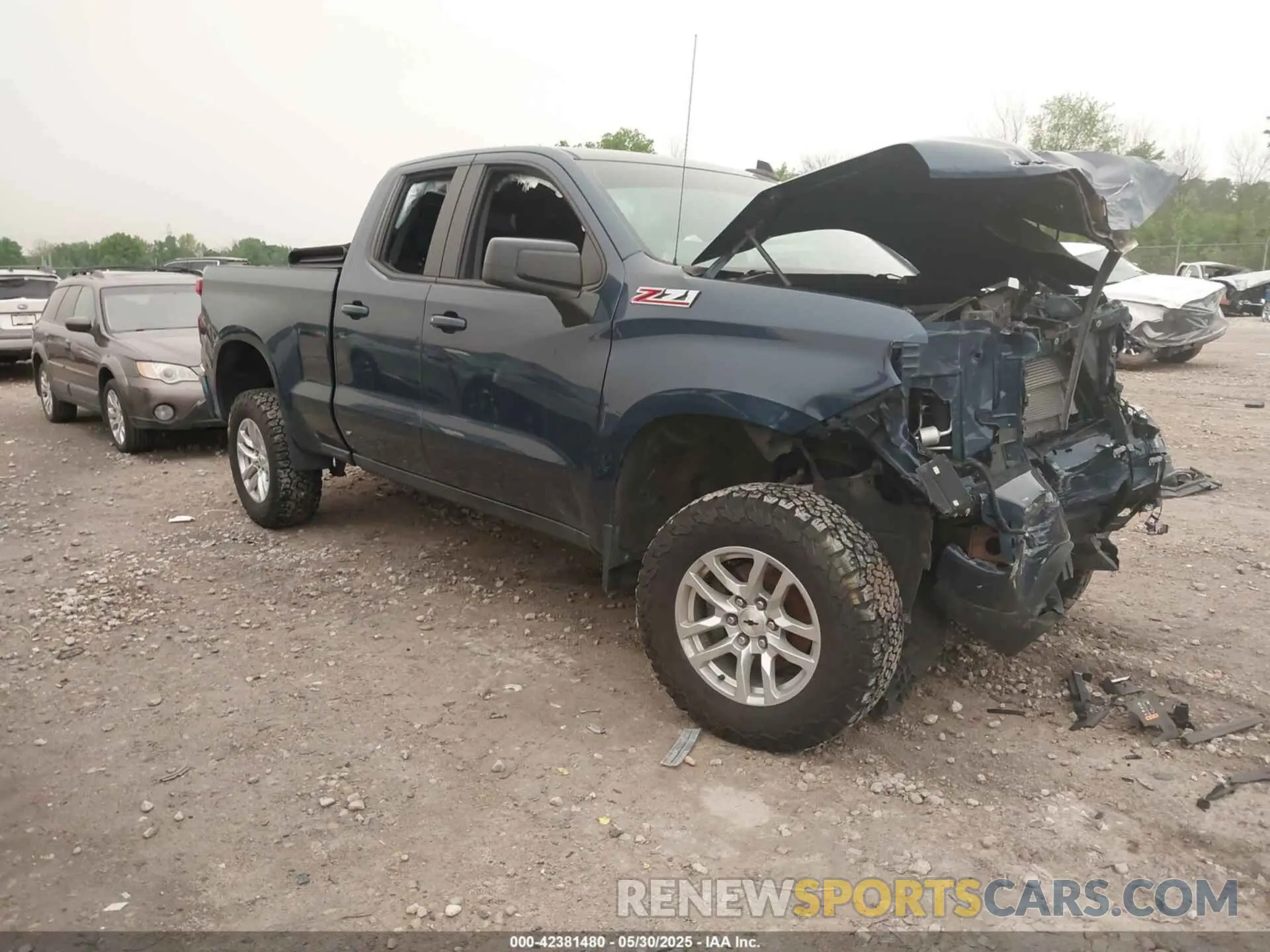 1 Photograph of a damaged car 1GCRYEED4KZ366647 CHEVROLET SILVERADO 1500 2019