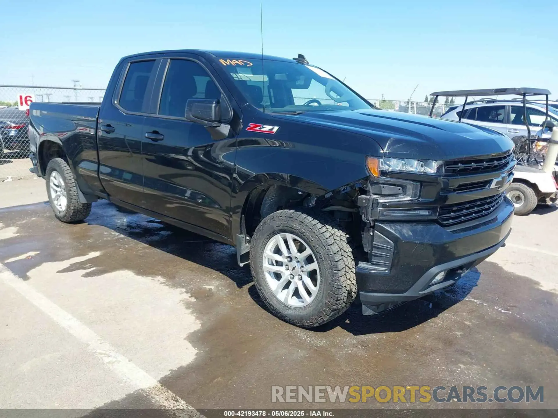1 Photograph of a damaged car 1GCRYEED9KZ245189 CHEVROLET SILVERADO 1500 2019