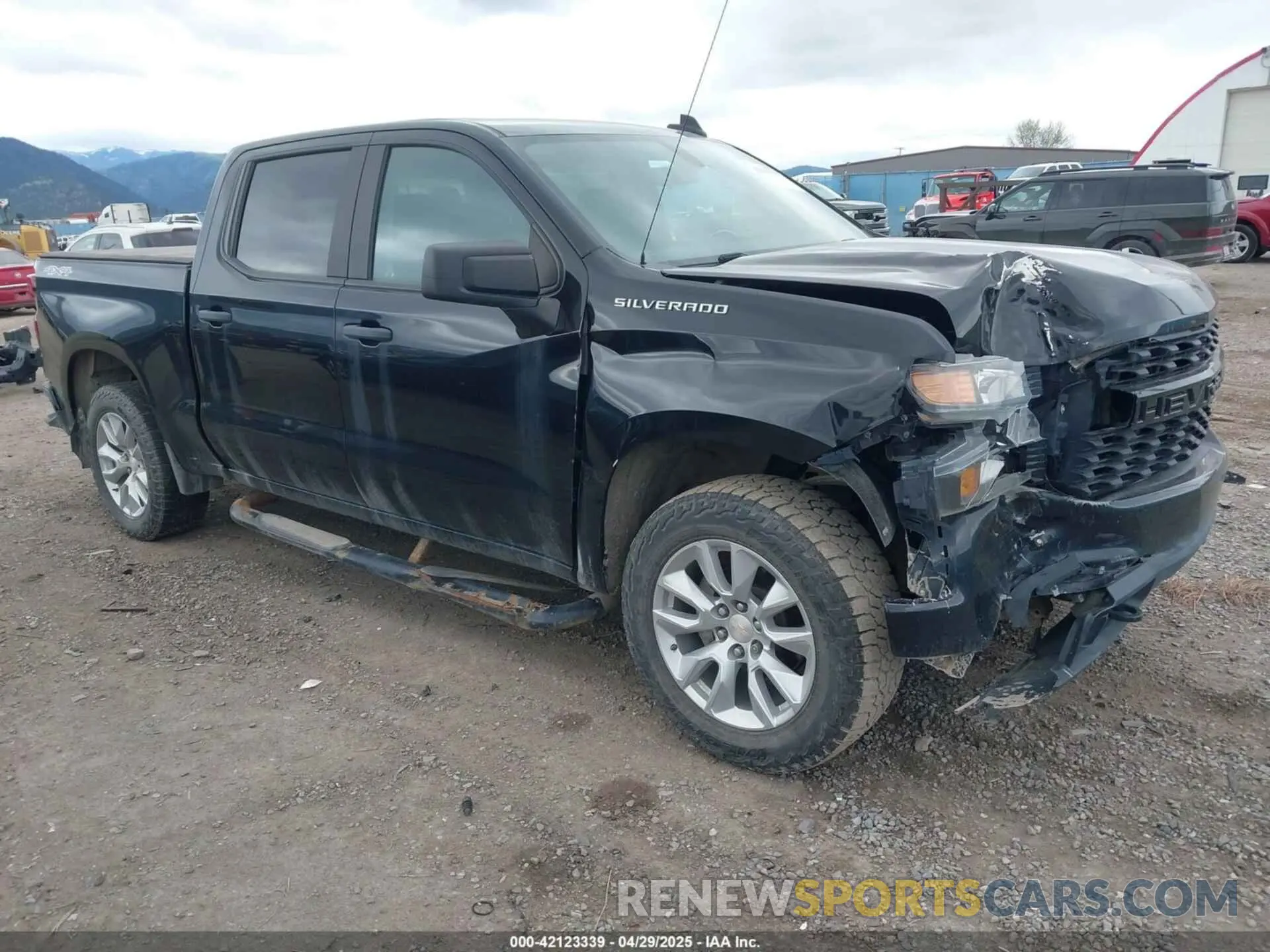 1 Photograph of a damaged car 1GCUYBEF2KZ392013 CHEVROLET SILVERADO 1500 2019