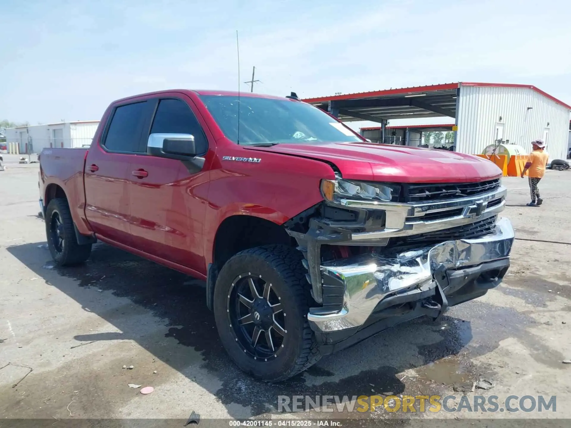 1 Photograph of a damaged car 1GCUYDED2KZ114061 CHEVROLET SILVERADO 1500 2019