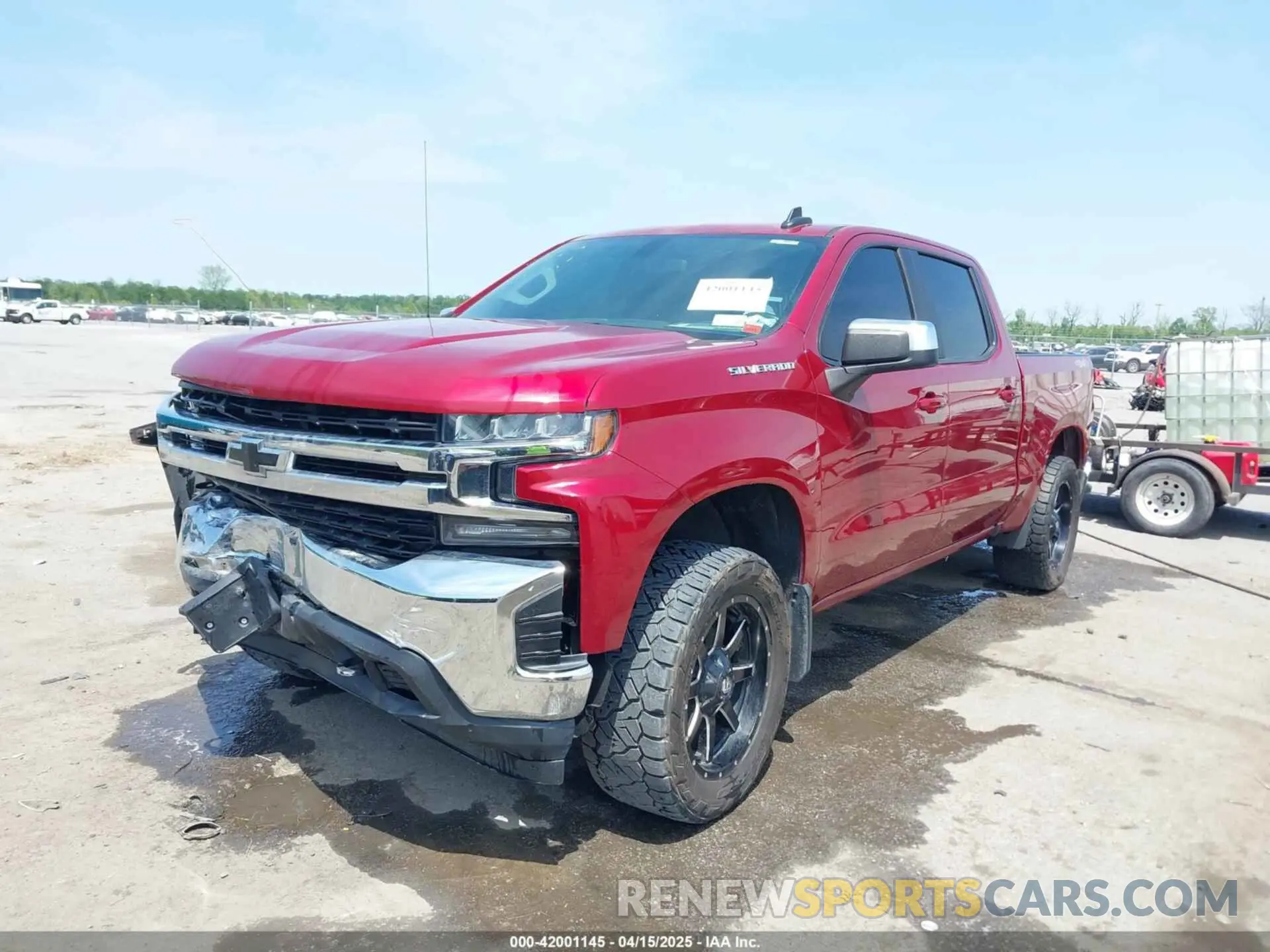 2 Photograph of a damaged car 1GCUYDED2KZ114061 CHEVROLET SILVERADO 1500 2019