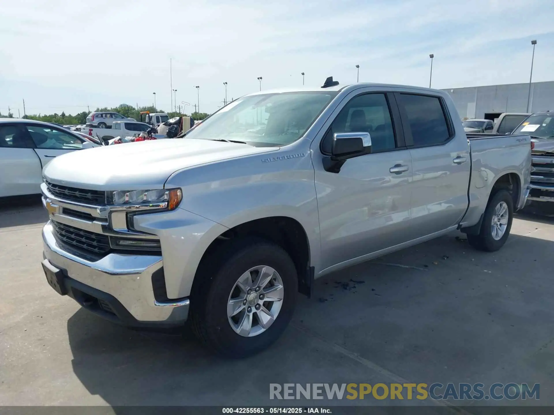 2 Photograph of a damaged car 1GCUYDED8KZ161417 CHEVROLET SILVERADO 1500 2019