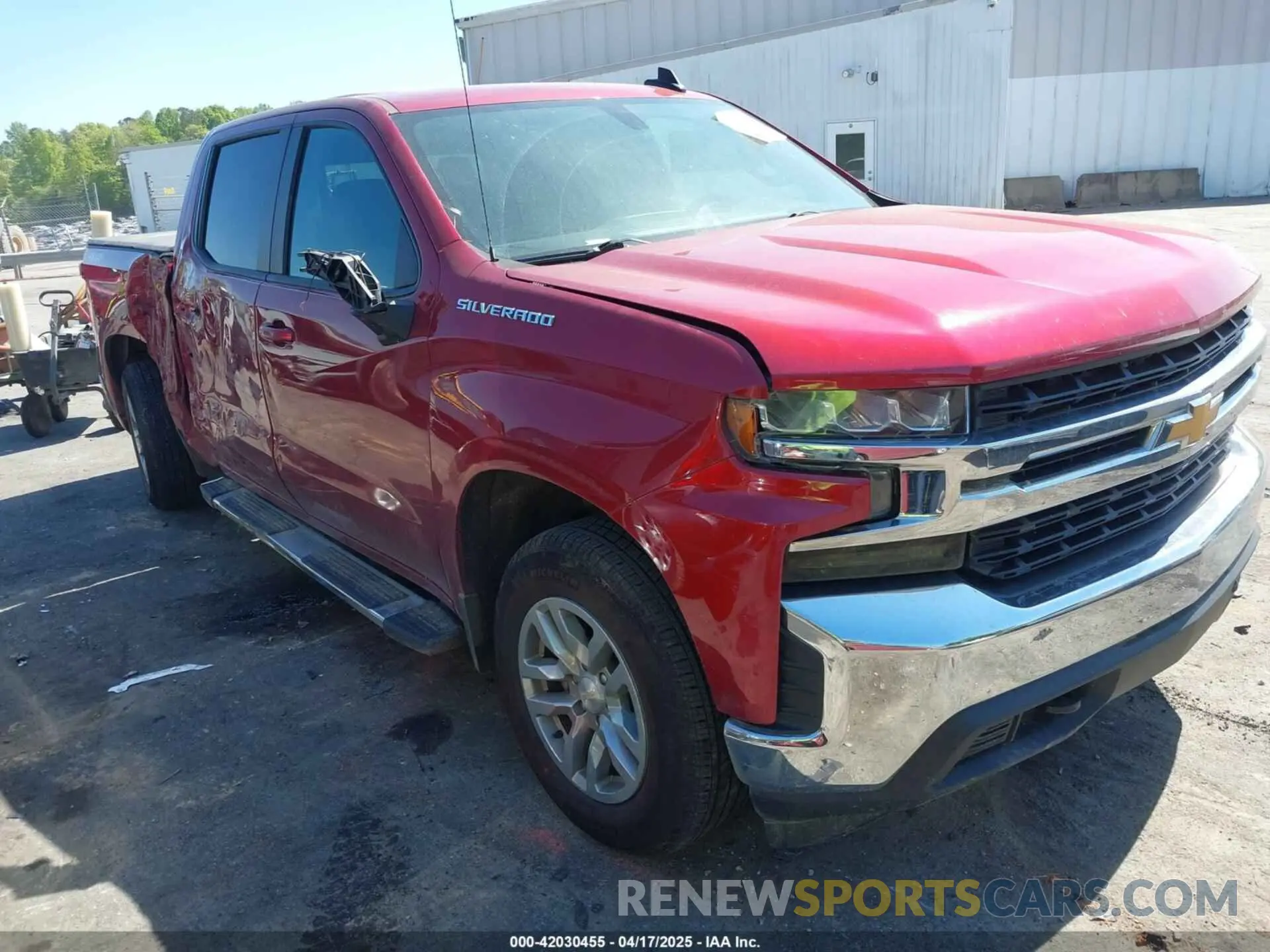 1 Photograph of a damaged car 1GCUYDEDXKZ218023 CHEVROLET SILVERADO 1500 2019