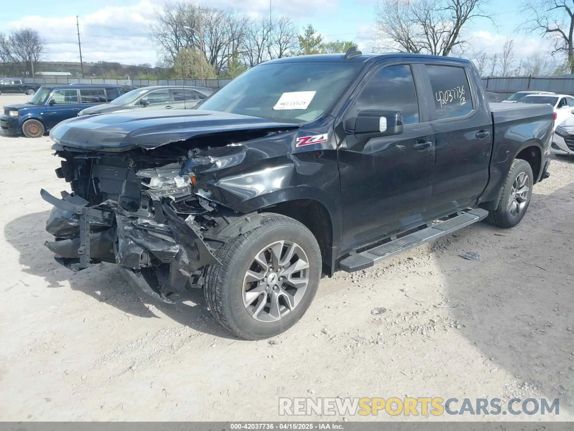 2 Photograph of a damaged car 1GCUYEED6KZ158151 CHEVROLET SILVERADO 1500 2019