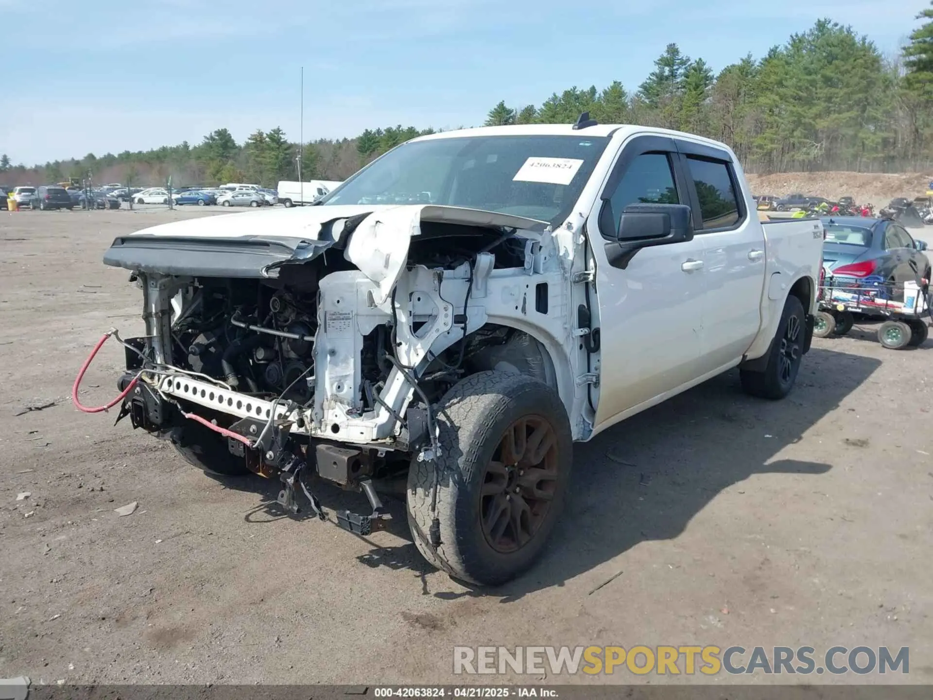 2 Photograph of a damaged car 1GCUYEED6KZ289810 CHEVROLET SILVERADO 1500 2019