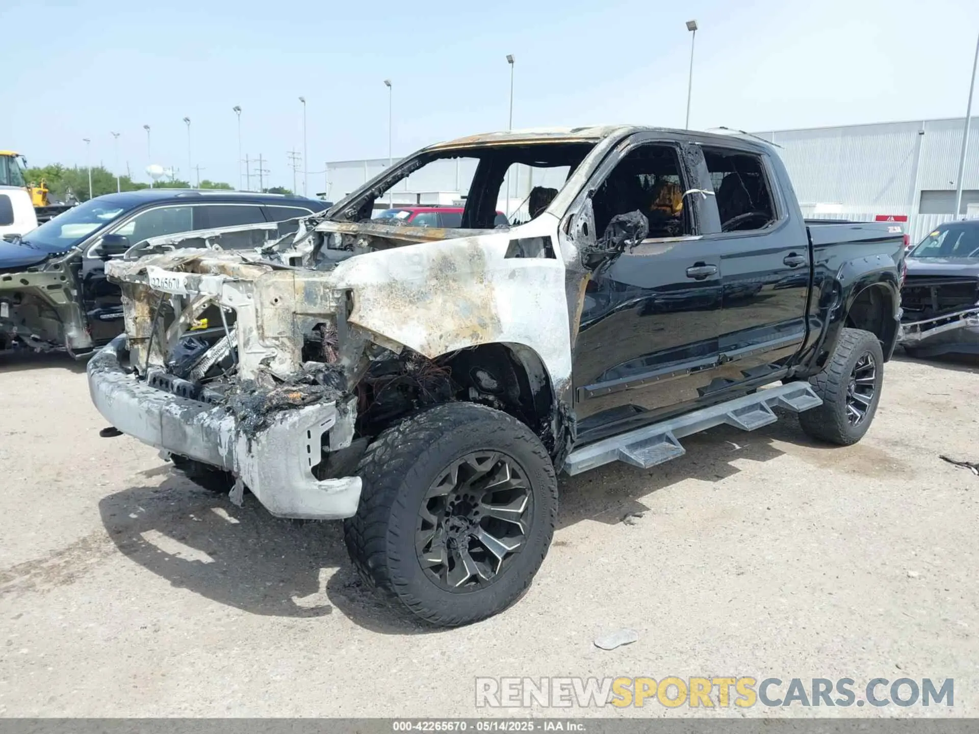 2 Photograph of a damaged car 1GCUYEED8KZ348906 CHEVROLET SILVERADO 1500 2019