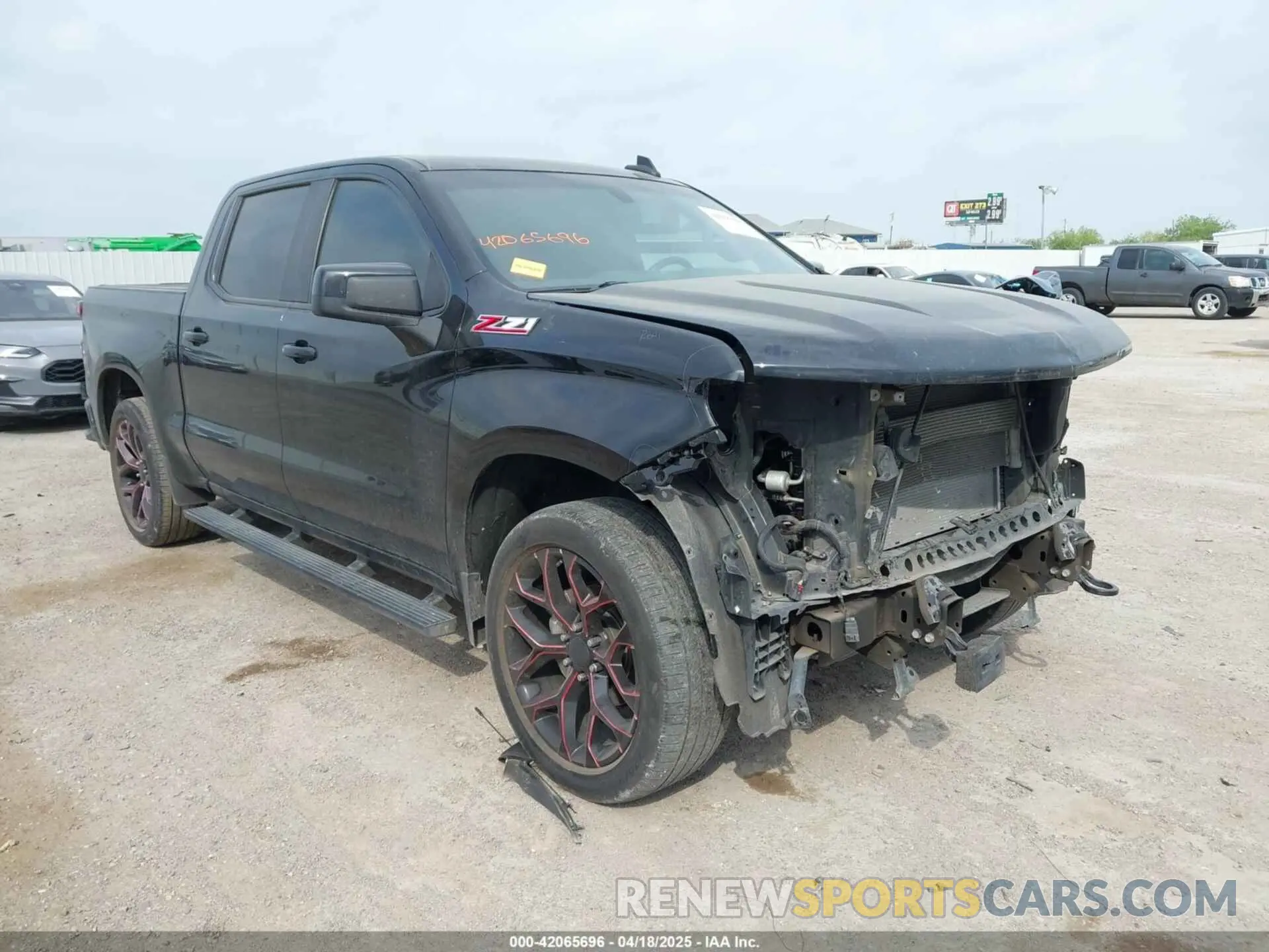 1 Photograph of a damaged car 1GCUYEED8KZ350350 CHEVROLET SILVERADO 1500 2019