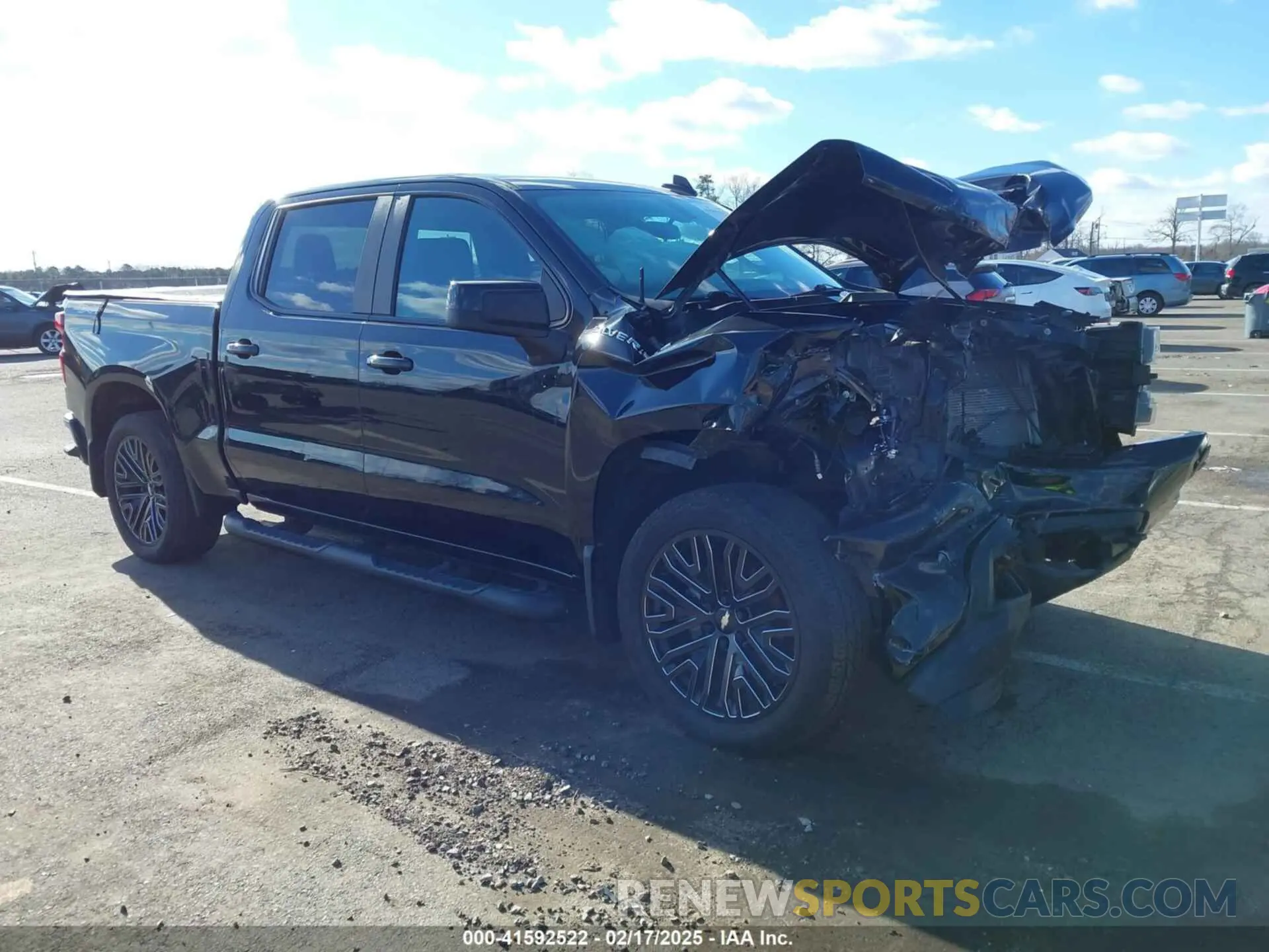 1 Photograph of a damaged car 1GCUYEEDXKZ113553 CHEVROLET SILVERADO 1500 2019