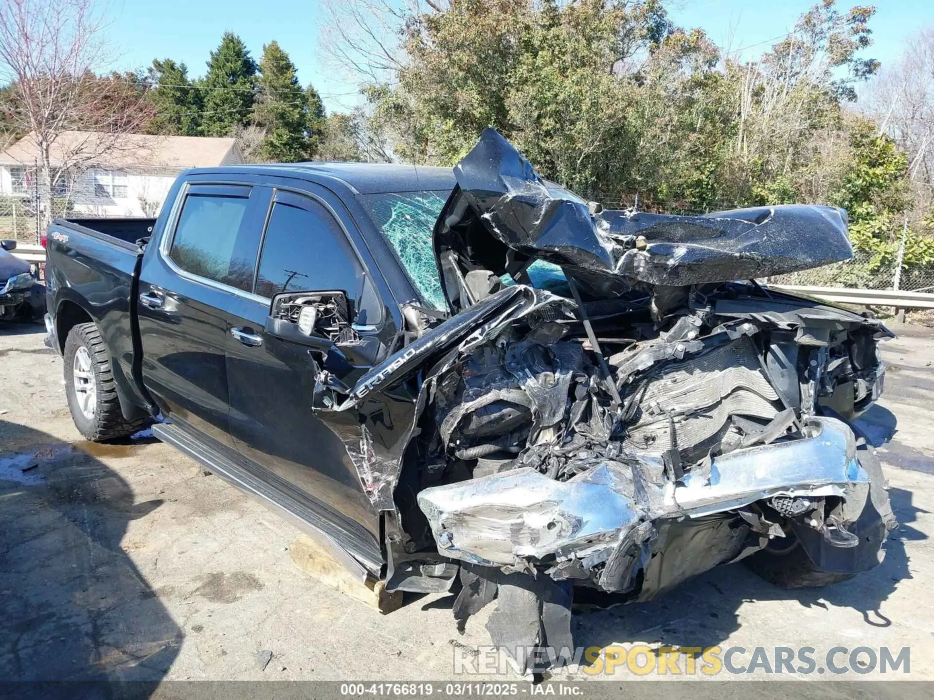 1 Photograph of a damaged car 1GCUYGED4KZ320175 CHEVROLET SILVERADO 1500 2019