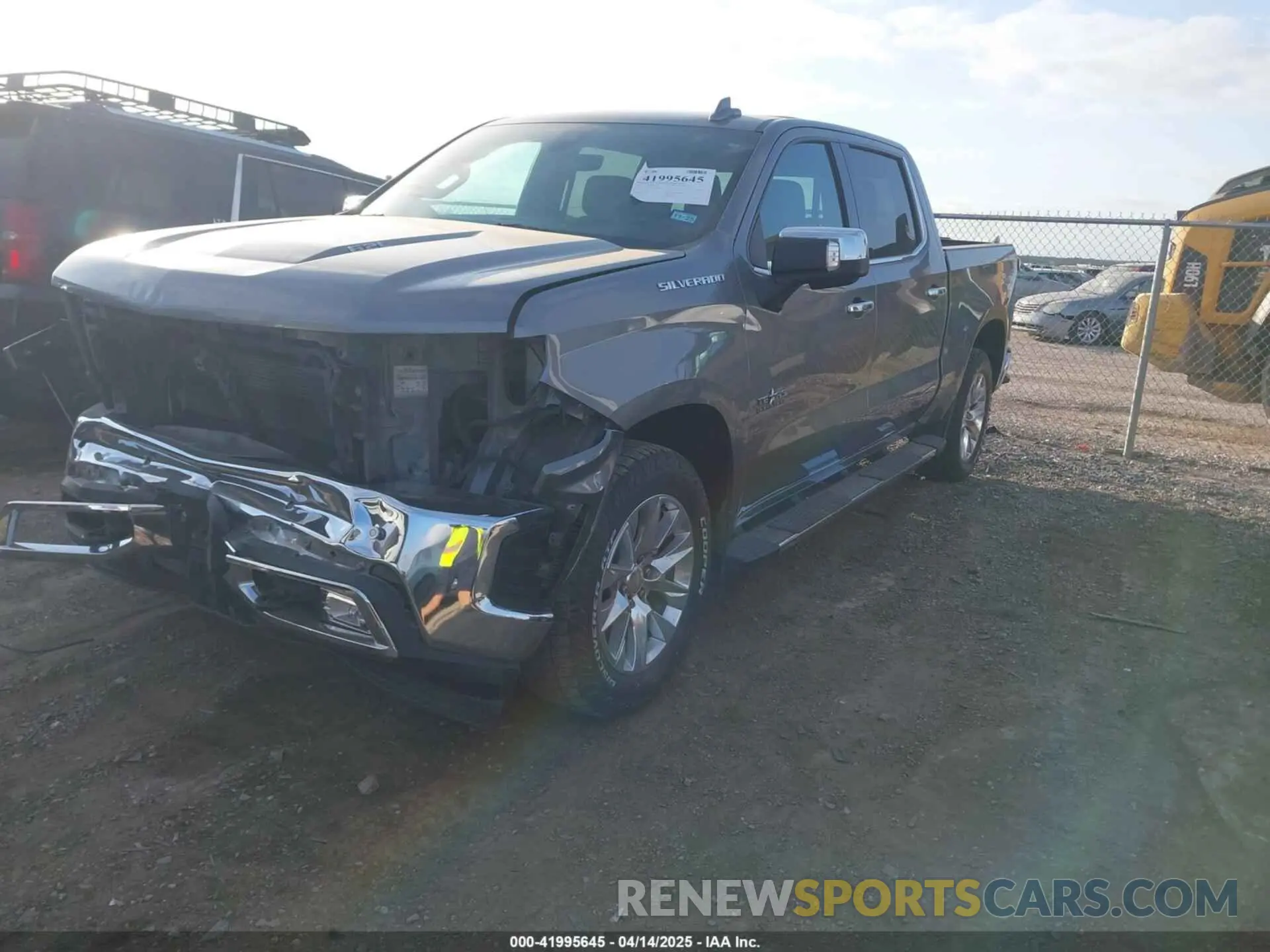 2 Photograph of a damaged car 1GCUYGEL9KZ166327 CHEVROLET SILVERADO 1500 2019