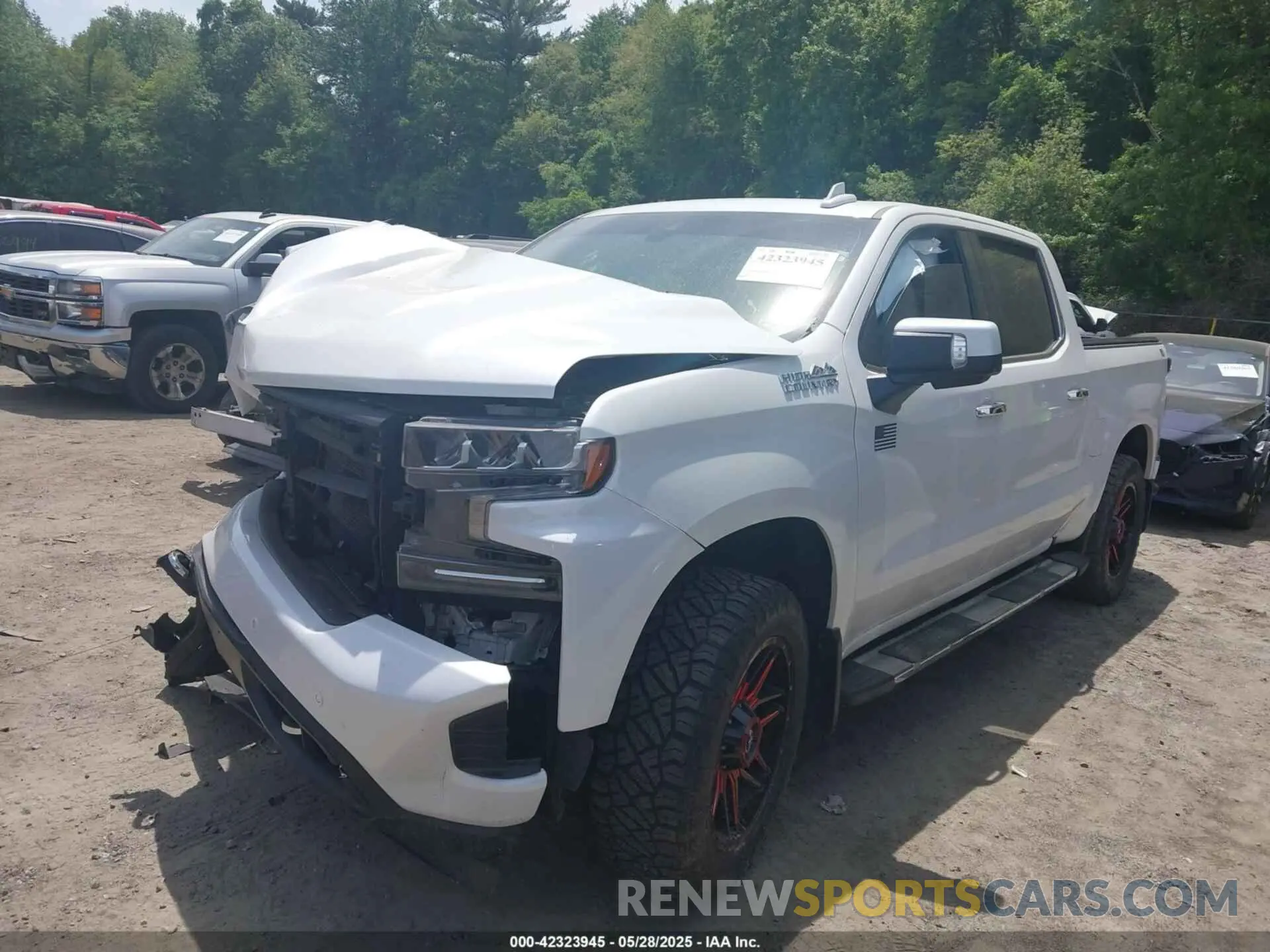 2 Photograph of a damaged car 1GCUYHED0KZ264399 CHEVROLET SILVERADO 1500 2019