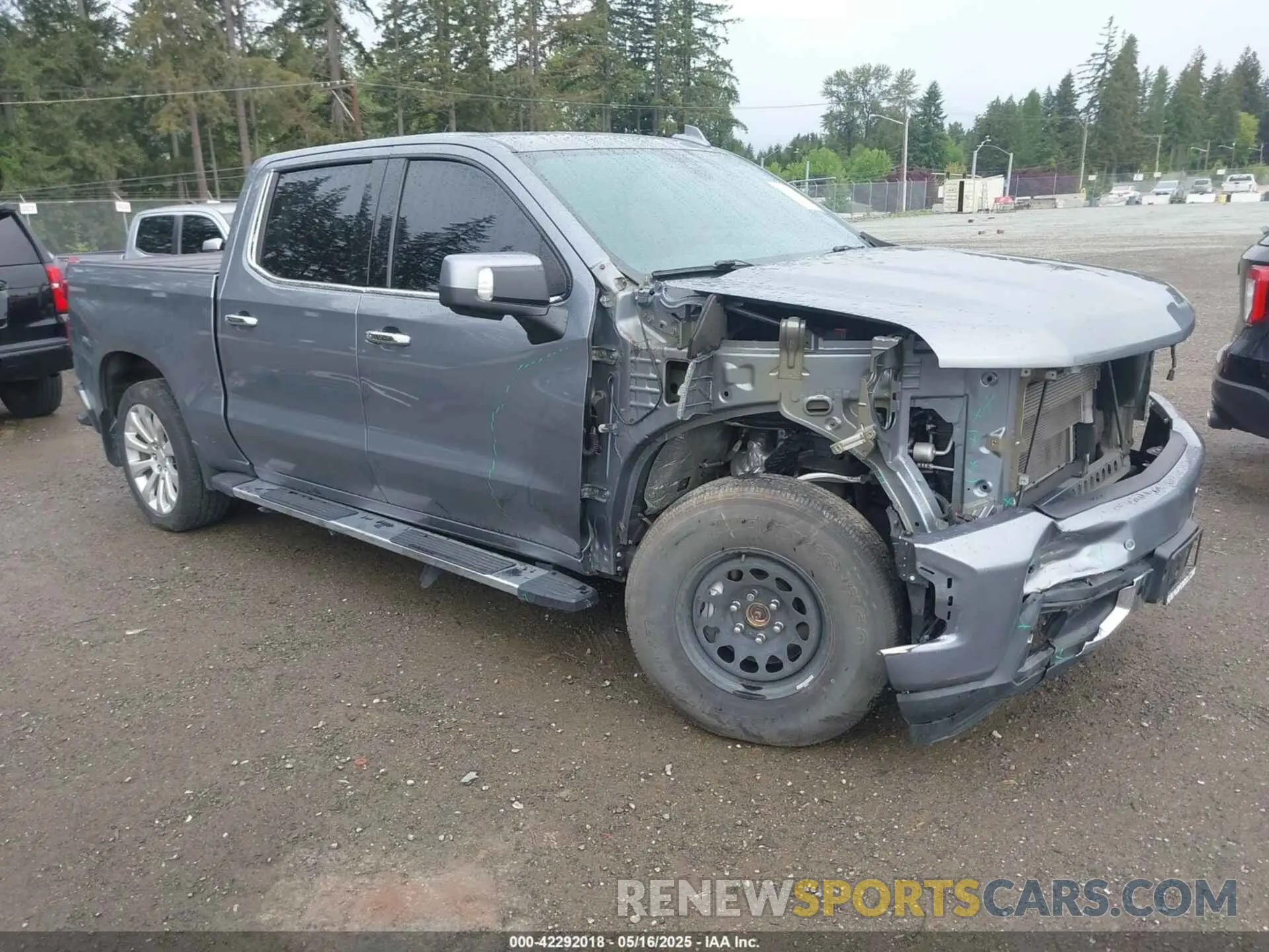1 Photograph of a damaged car 1GCUYHED9KZ147677 CHEVROLET SILVERADO 1500 2019