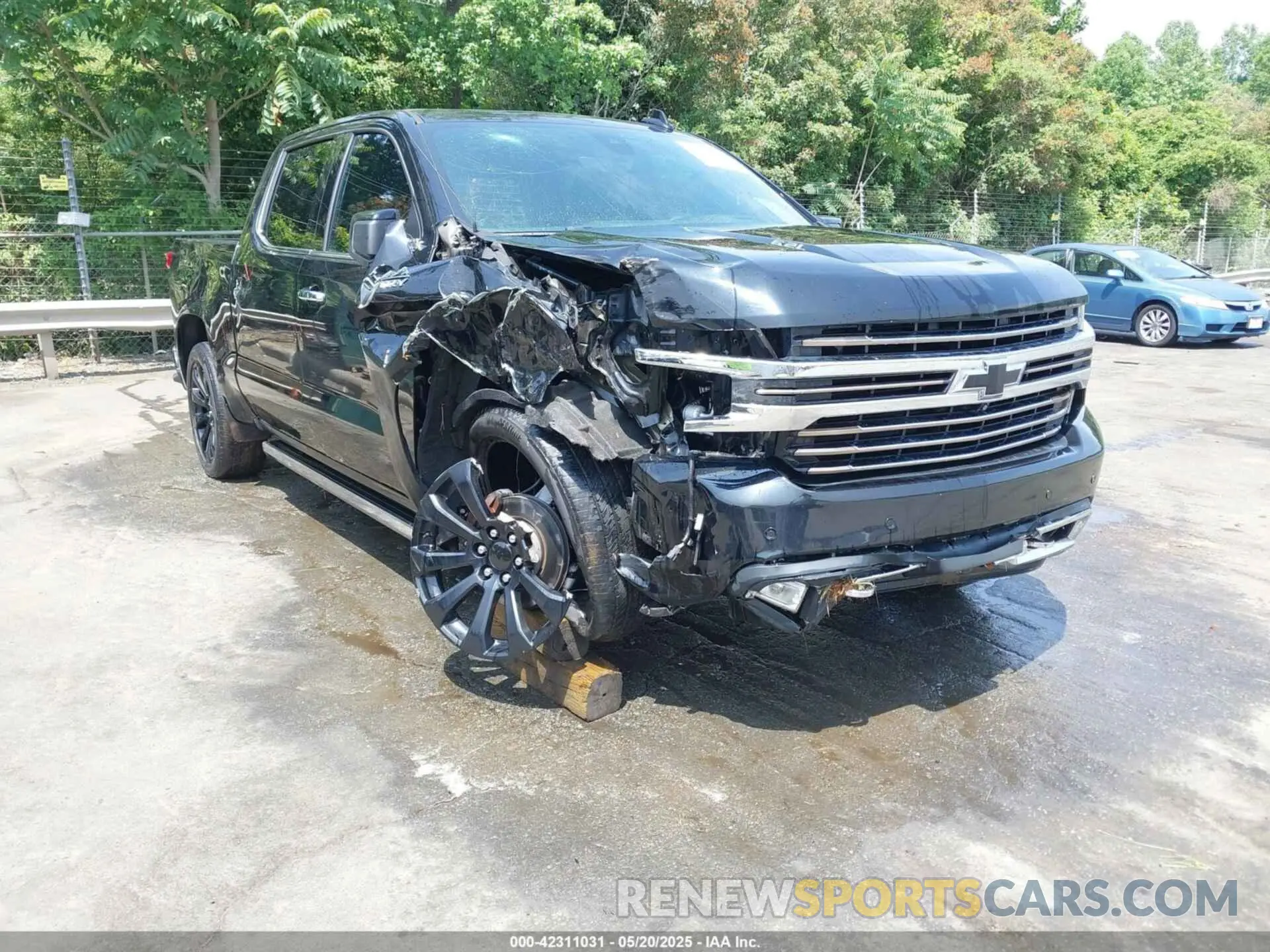 1 Photograph of a damaged car 1GCUYHEL1KZ302309 CHEVROLET SILVERADO 1500 2019