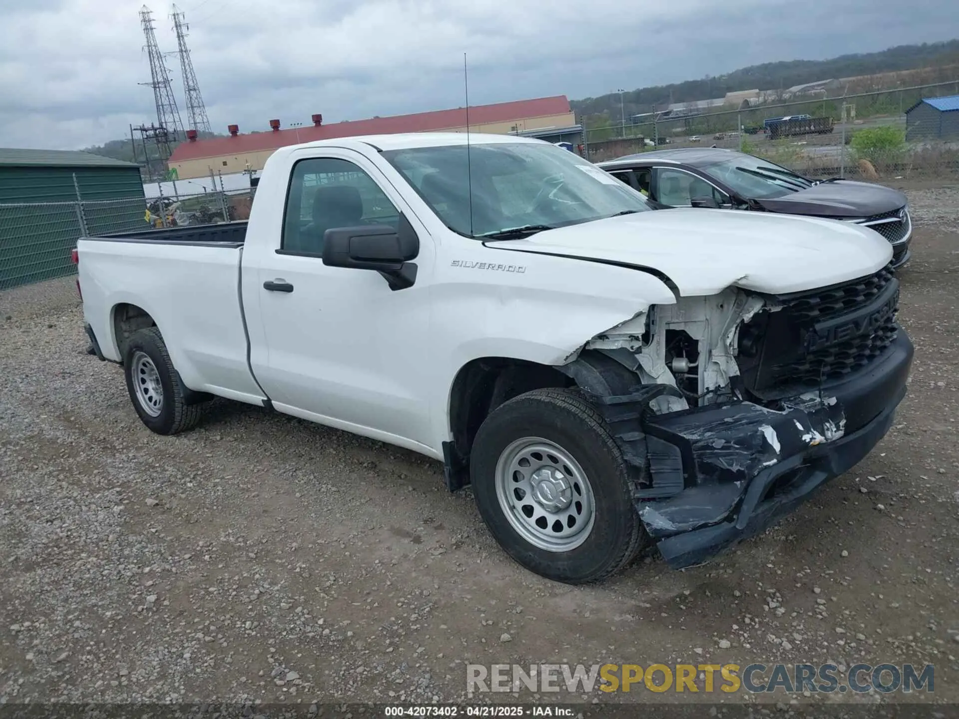 1 Photograph of a damaged car 3GCNWAEH8KG249542 CHEVROLET SILVERADO 1500 2019
