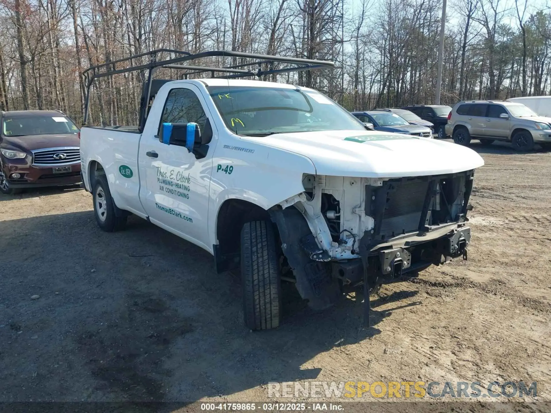 1 Photograph of a damaged car 3GCNWAEH9KG237030 CHEVROLET SILVERADO 1500 2019