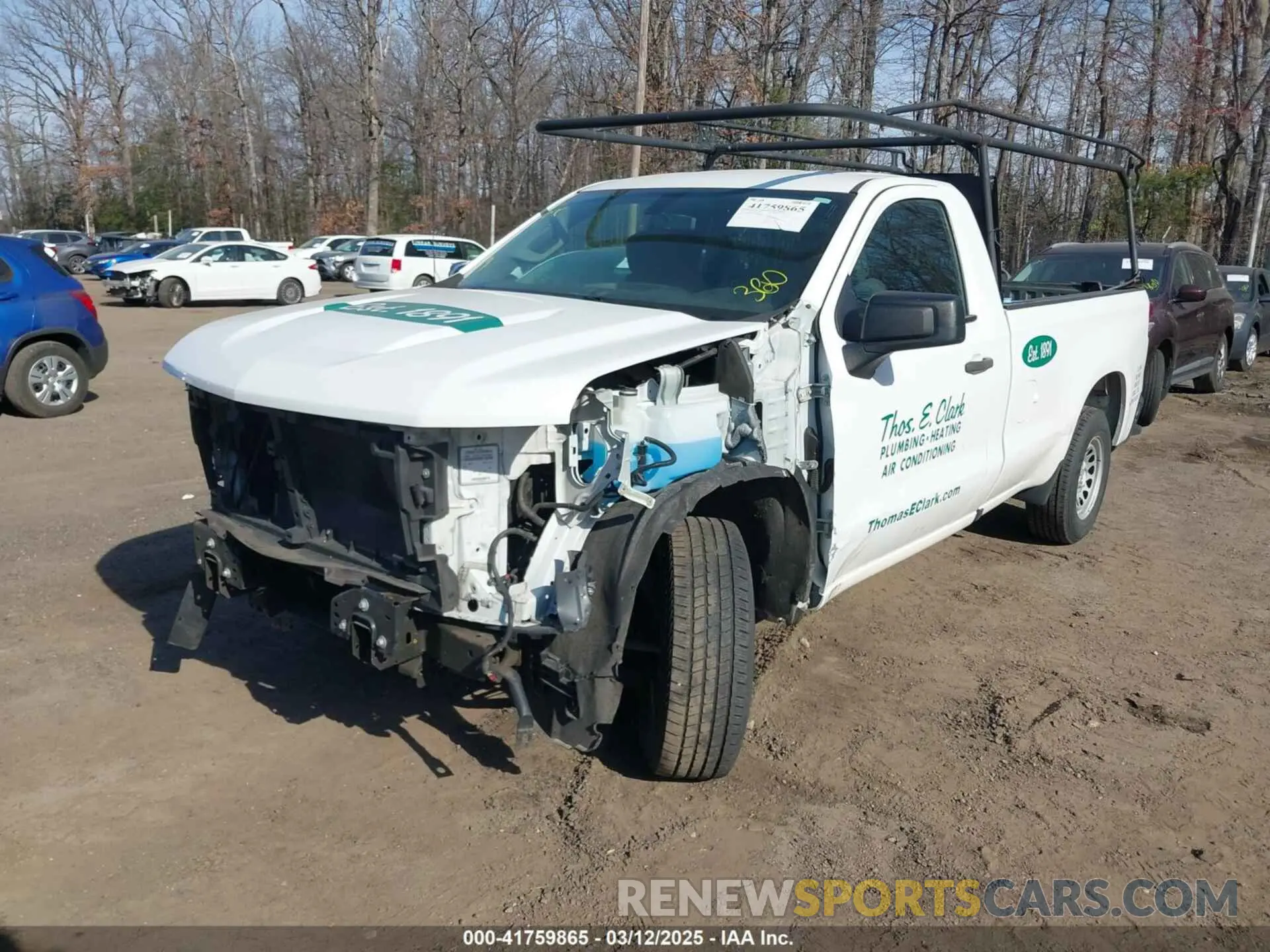 2 Photograph of a damaged car 3GCNWAEH9KG237030 CHEVROLET SILVERADO 1500 2019