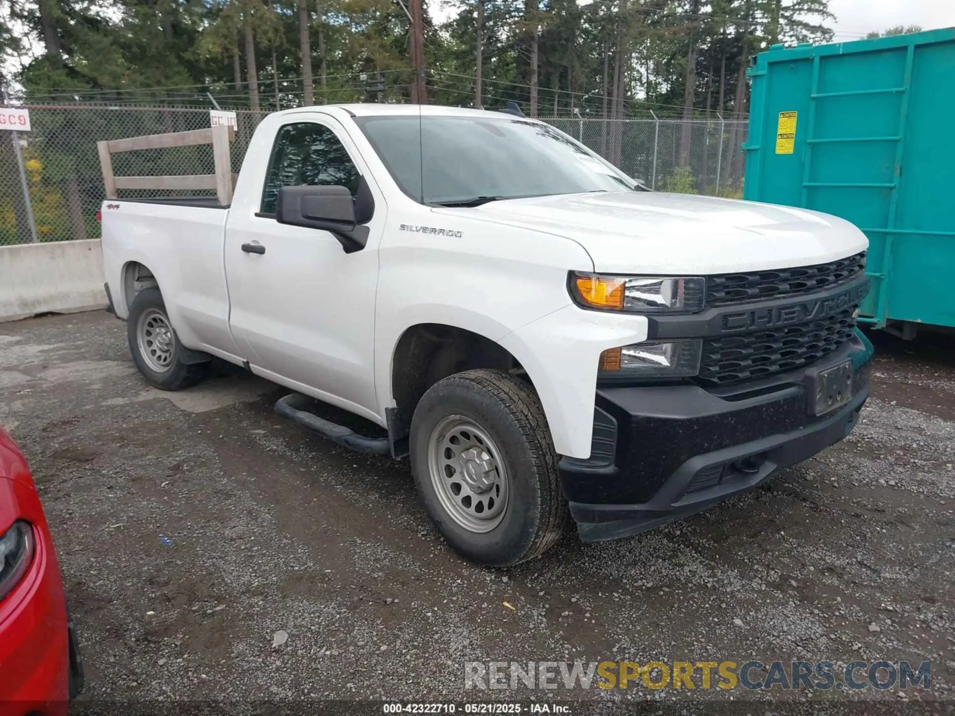 1 Photograph of a damaged car 3GCNYAEH9KG199986 CHEVROLET SILVERADO 1500 2019