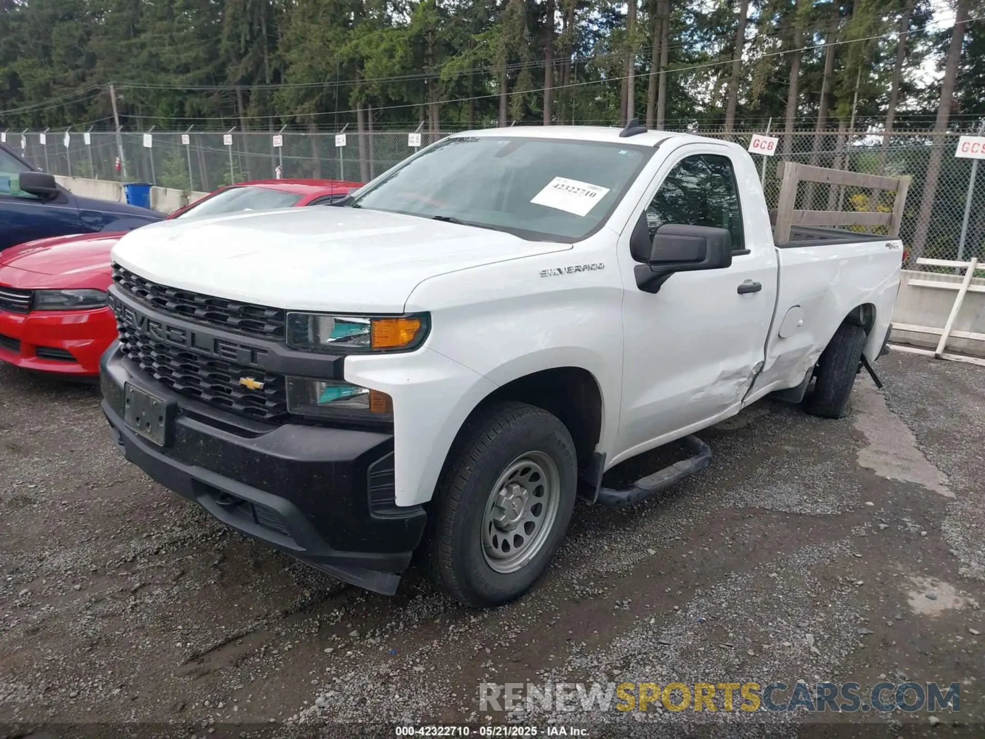 2 Photograph of a damaged car 3GCNYAEH9KG199986 CHEVROLET SILVERADO 1500 2019