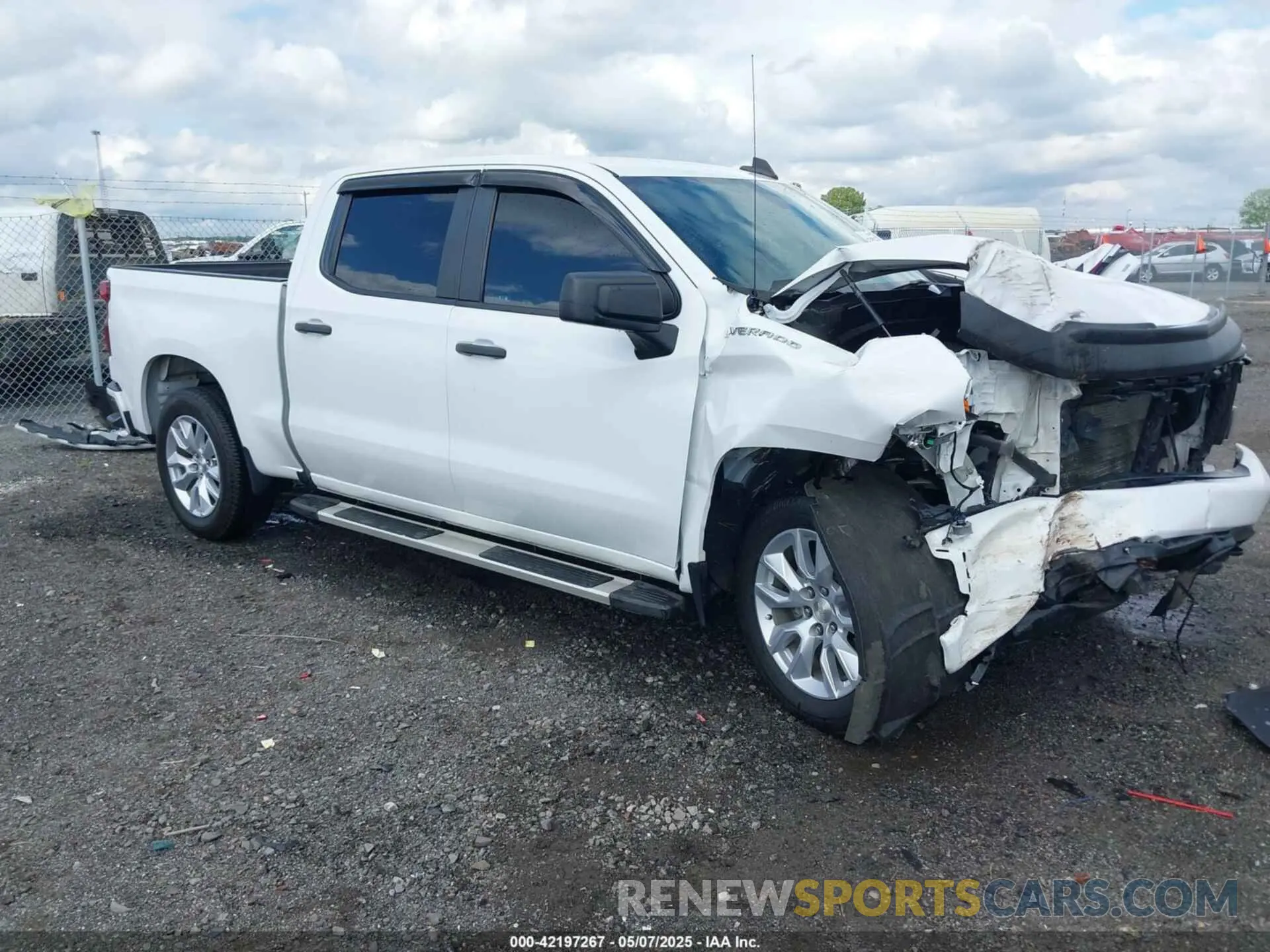 1 Photograph of a damaged car 3GCPWBEF3KG234041 CHEVROLET SILVERADO 1500 2019