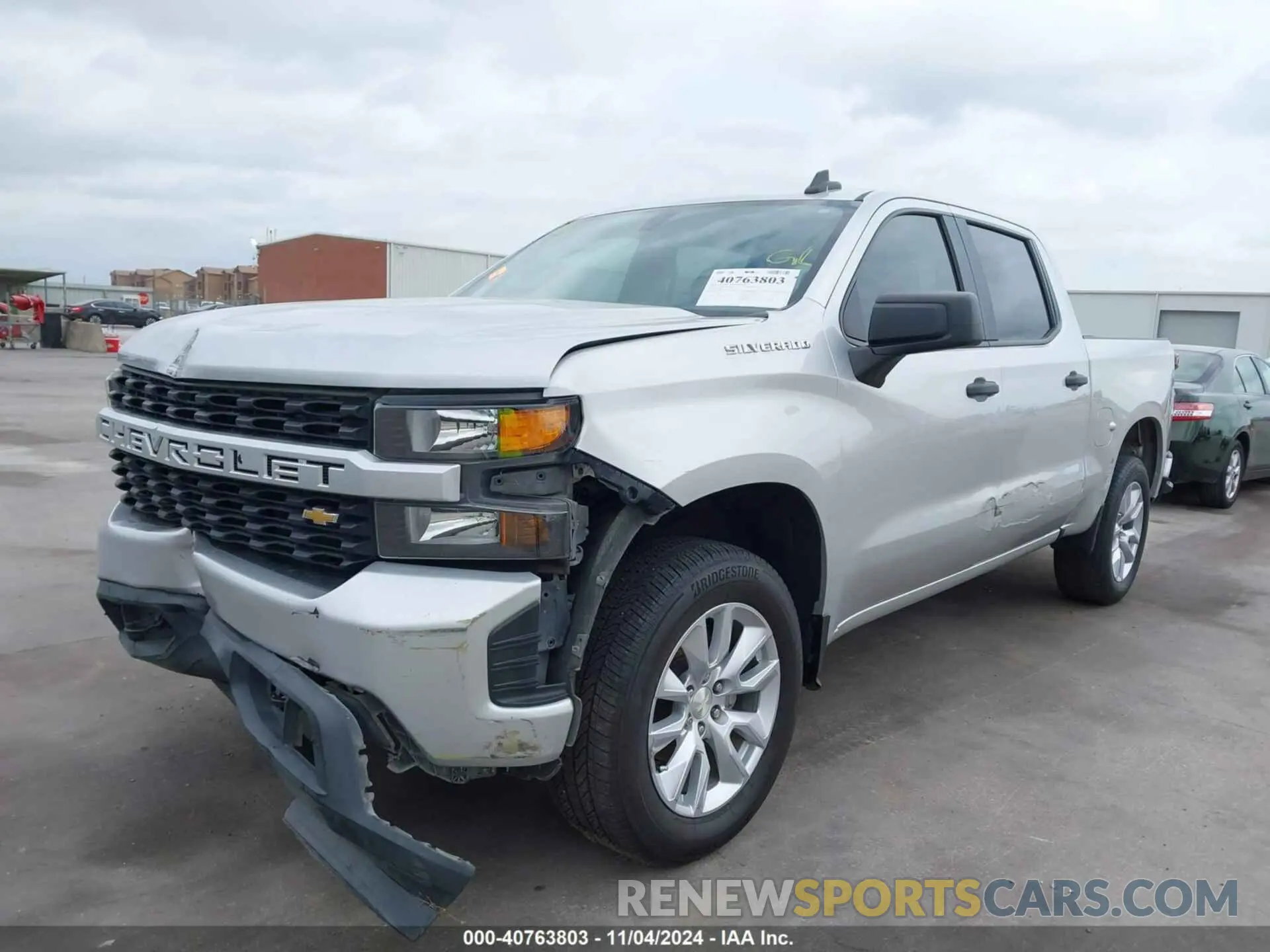 2 Photograph of a damaged car 3GCPWBEH4KG271634 CHEVROLET SILVERADO 1500 2019