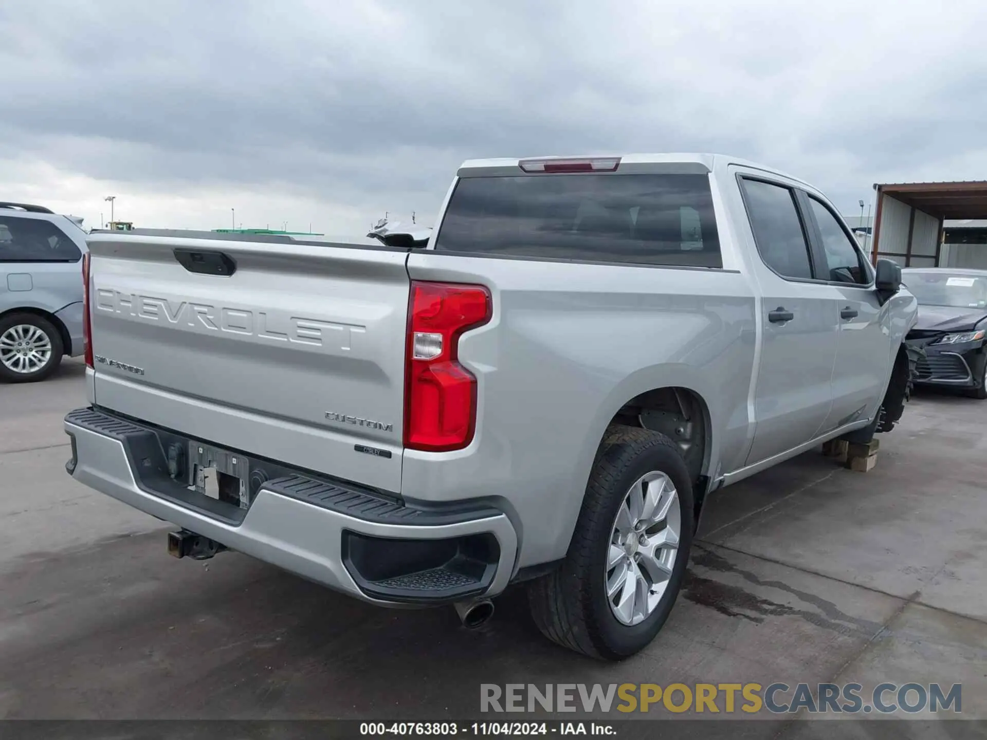 4 Photograph of a damaged car 3GCPWBEH4KG271634 CHEVROLET SILVERADO 1500 2019