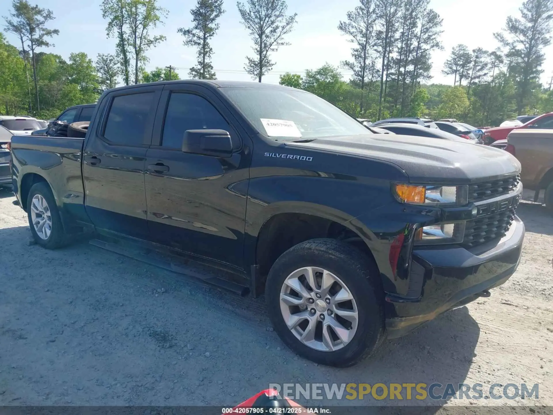 1 Photograph of a damaged car 3GCPWBEH7KG268677 CHEVROLET SILVERADO 1500 2019