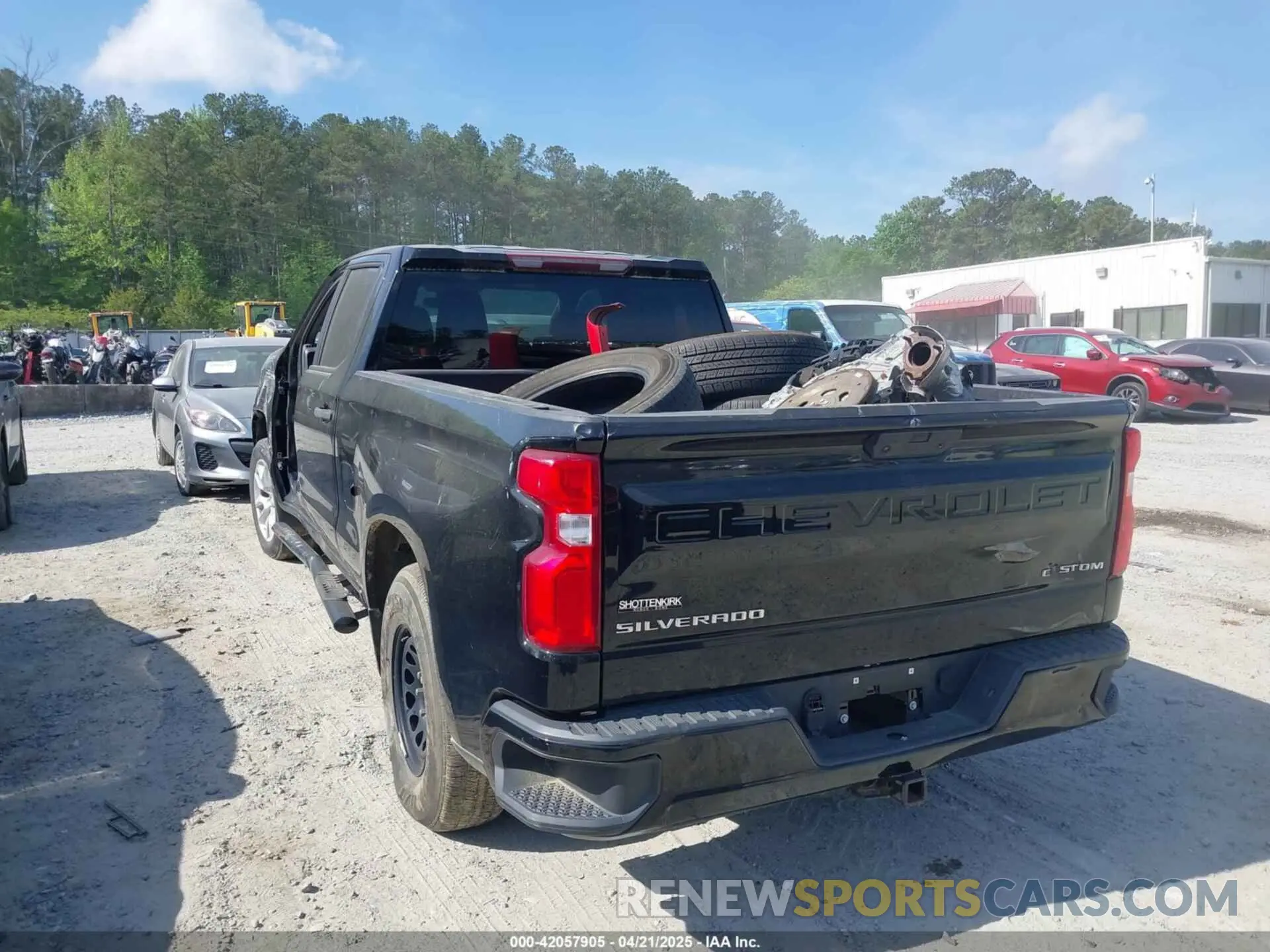3 Photograph of a damaged car 3GCPWBEH7KG268677 CHEVROLET SILVERADO 1500 2019