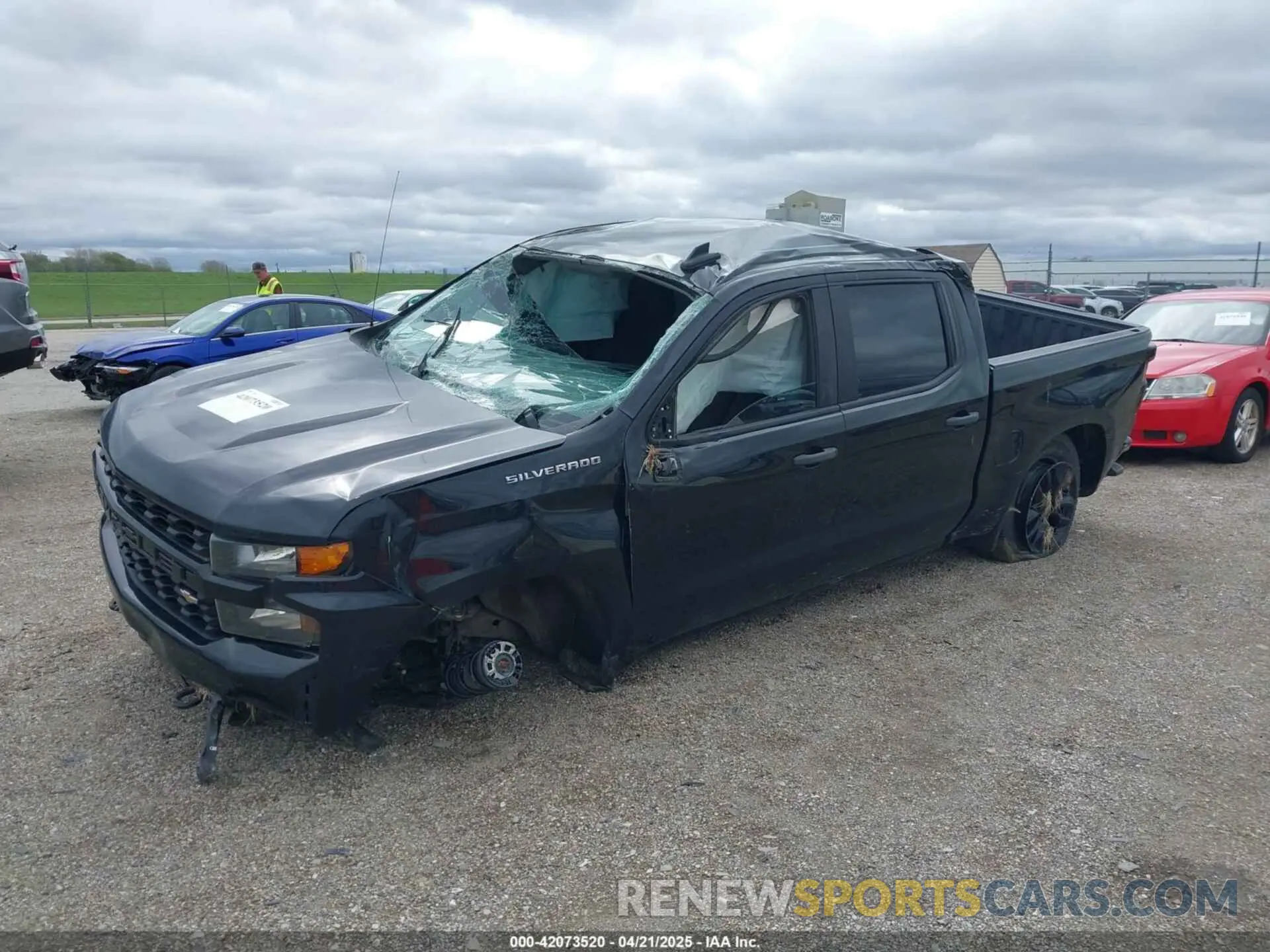 2 Photograph of a damaged car 3GCPWBEH9KG311609 CHEVROLET SILVERADO 1500 2019