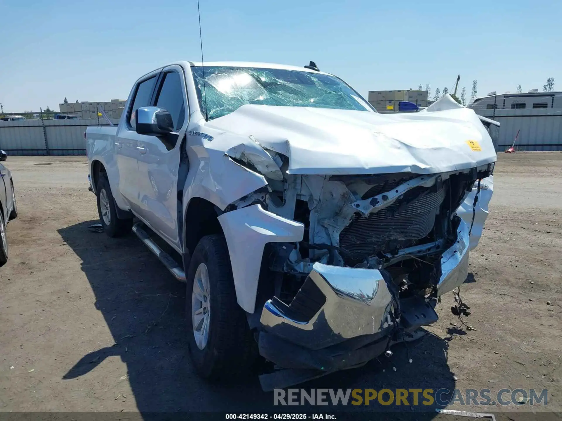 1 Photograph of a damaged car 3GCPWCED1KG241039 CHEVROLET SILVERADO 1500 2019