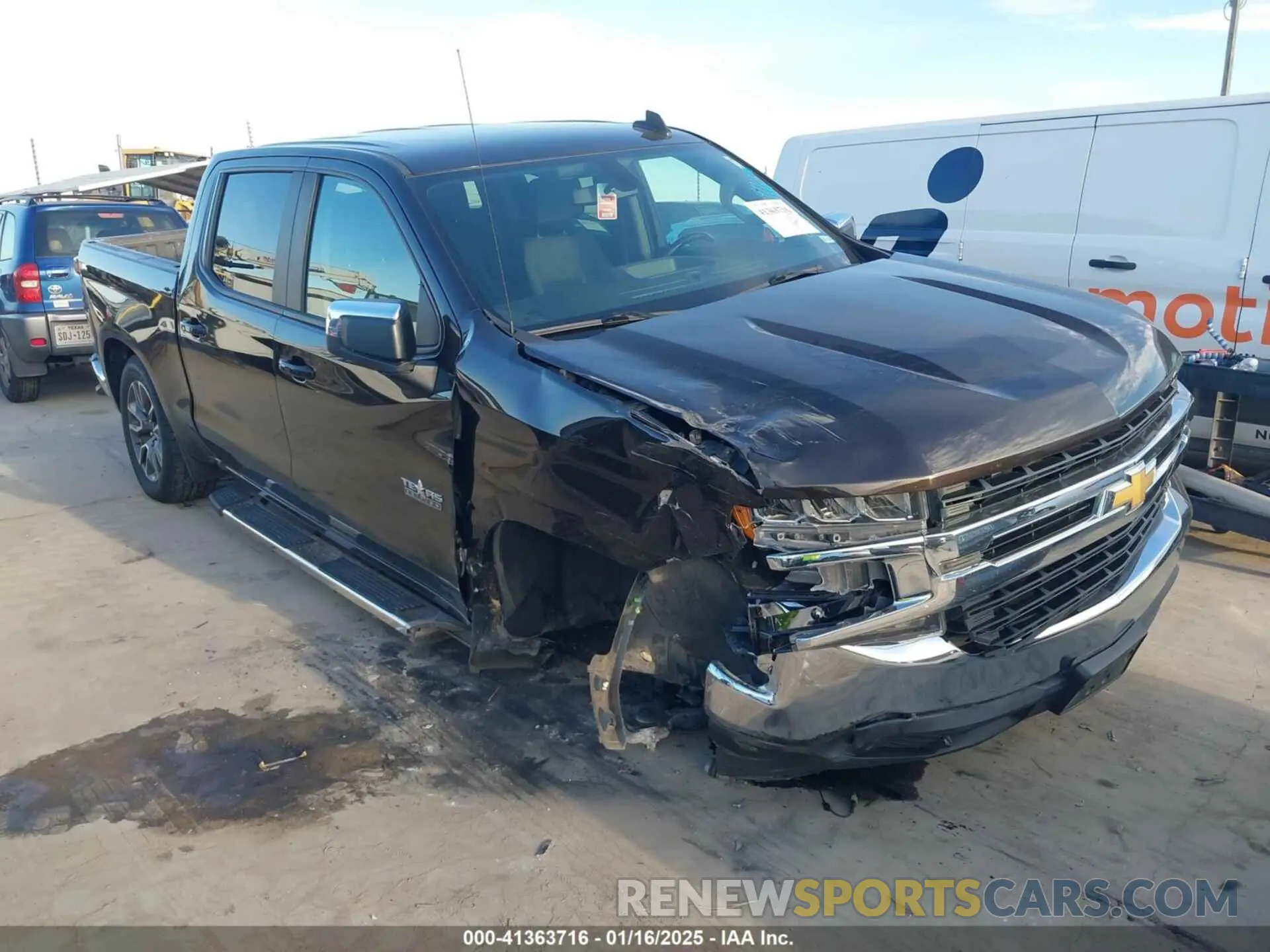 1 Photograph of a damaged car 3GCPWCED4KG157393 CHEVROLET SILVERADO 1500 2019