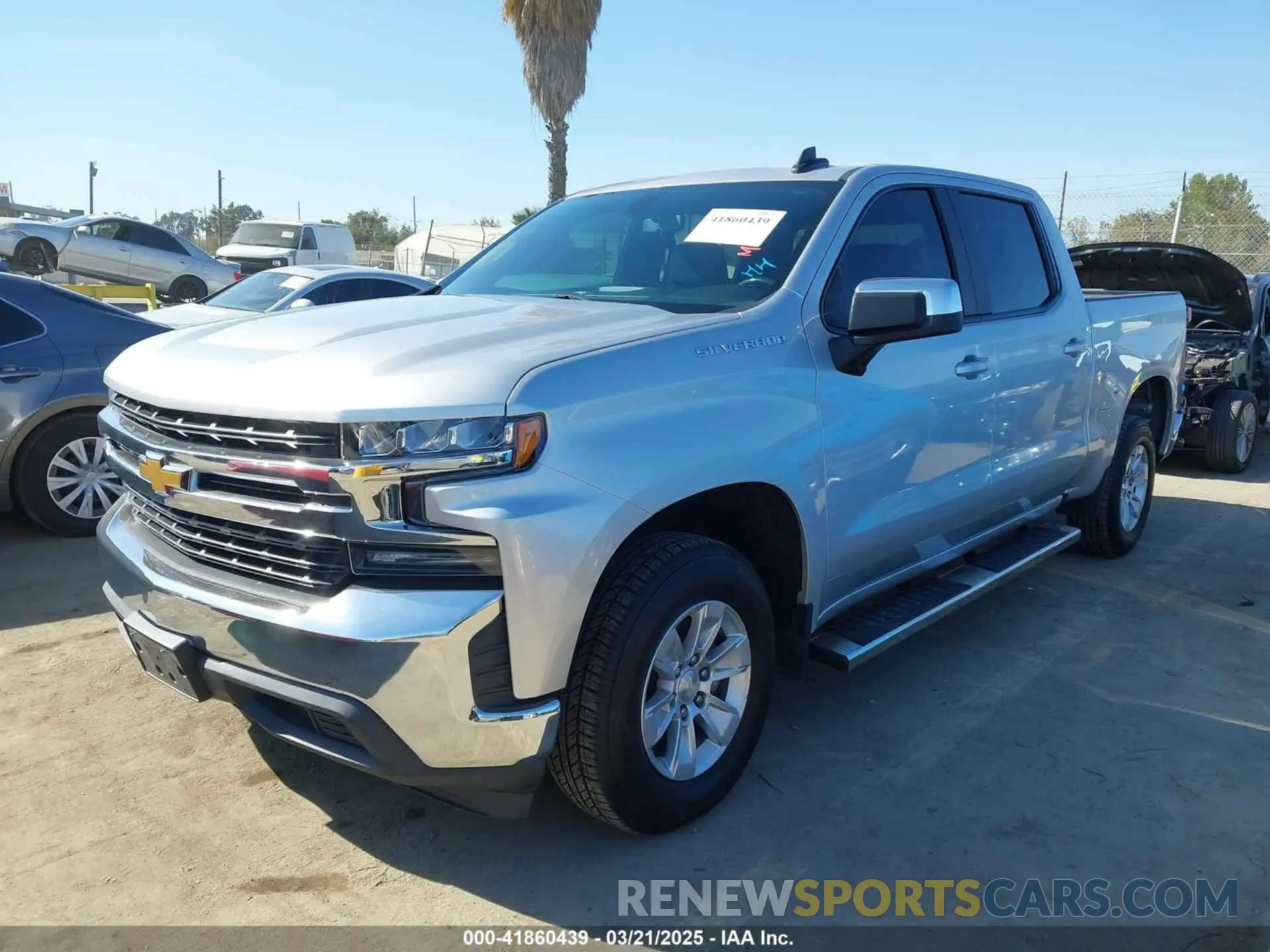 2 Photograph of a damaged car 3GCPWCED9KG288268 CHEVROLET SILVERADO 1500 2019