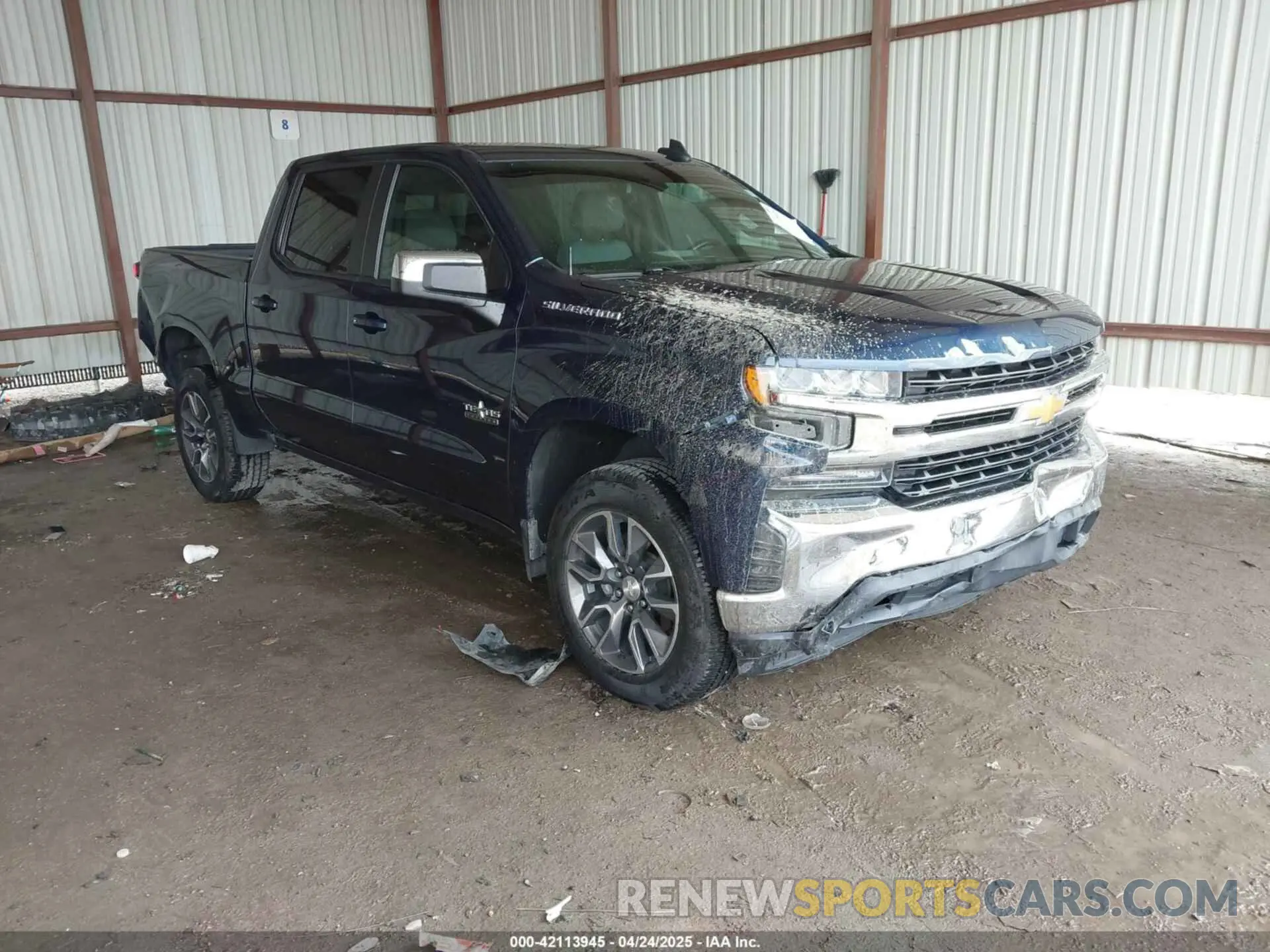 1 Photograph of a damaged car 3GCPWCEDXKG158726 CHEVROLET SILVERADO 1500 2019