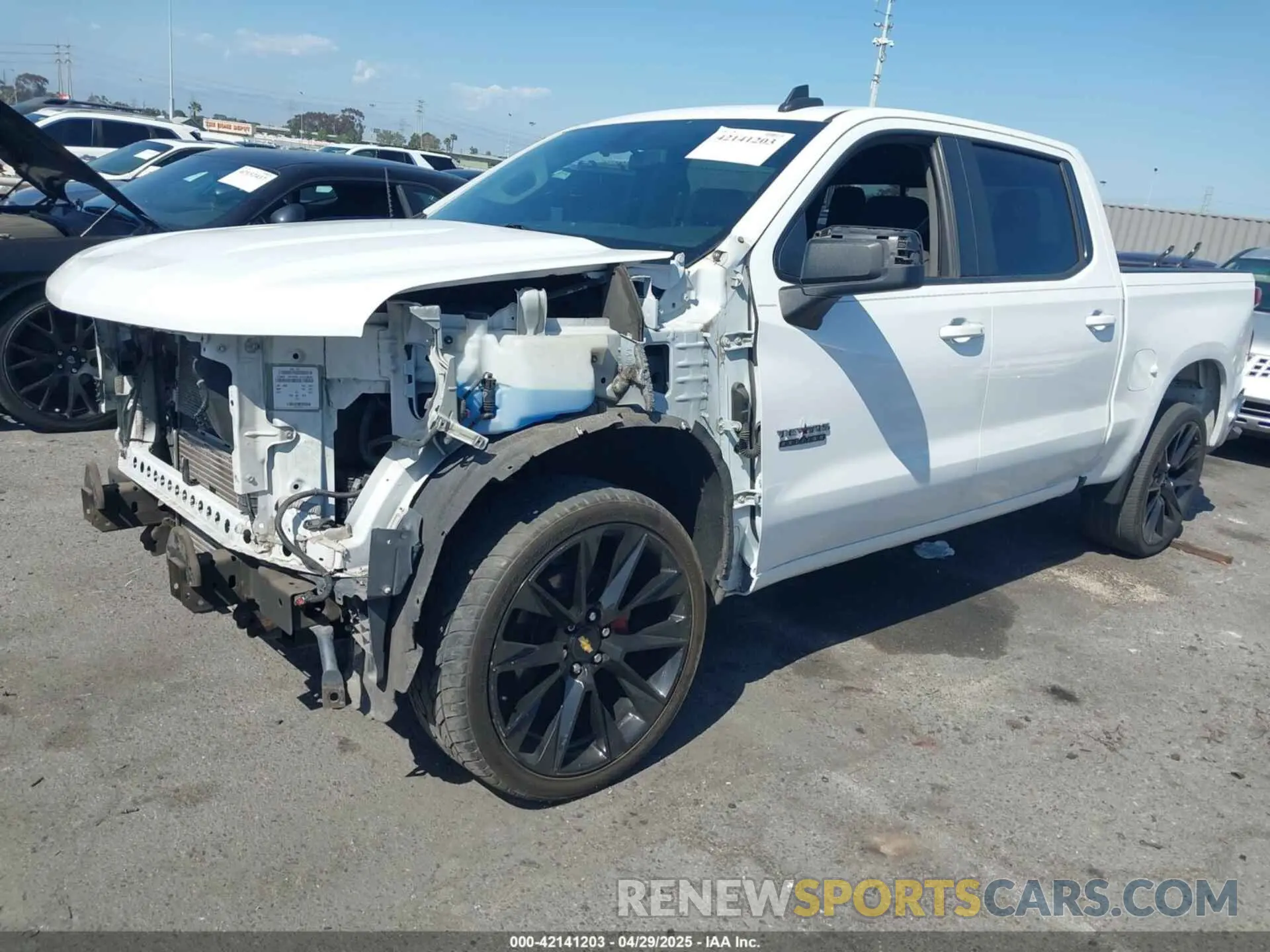 2 Photograph of a damaged car 3GCPWCEK7KG247457 CHEVROLET SILVERADO 1500 2019