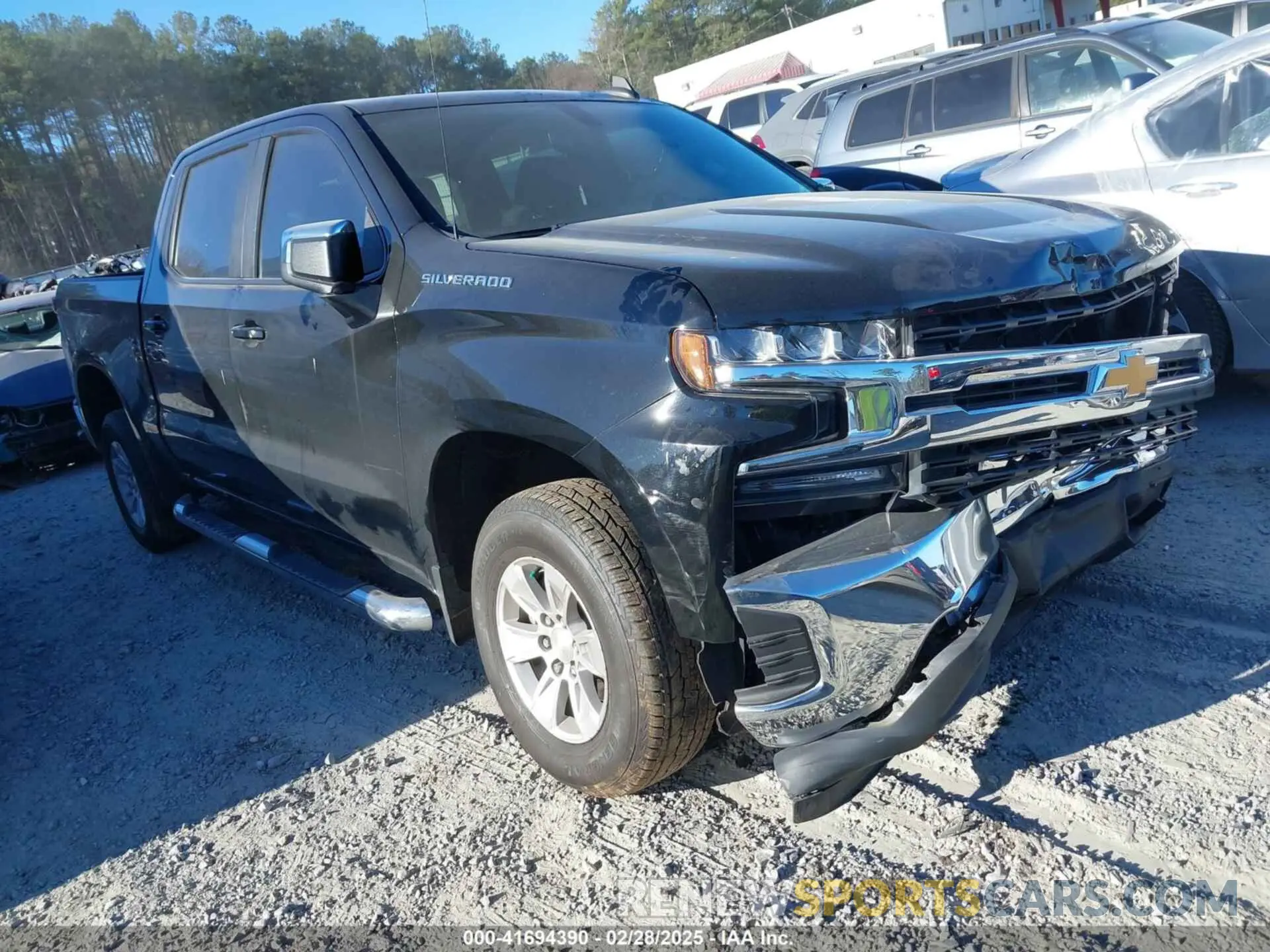 1 Photograph of a damaged car 3GCPWCEK9KG135825 CHEVROLET SILVERADO 1500 2019