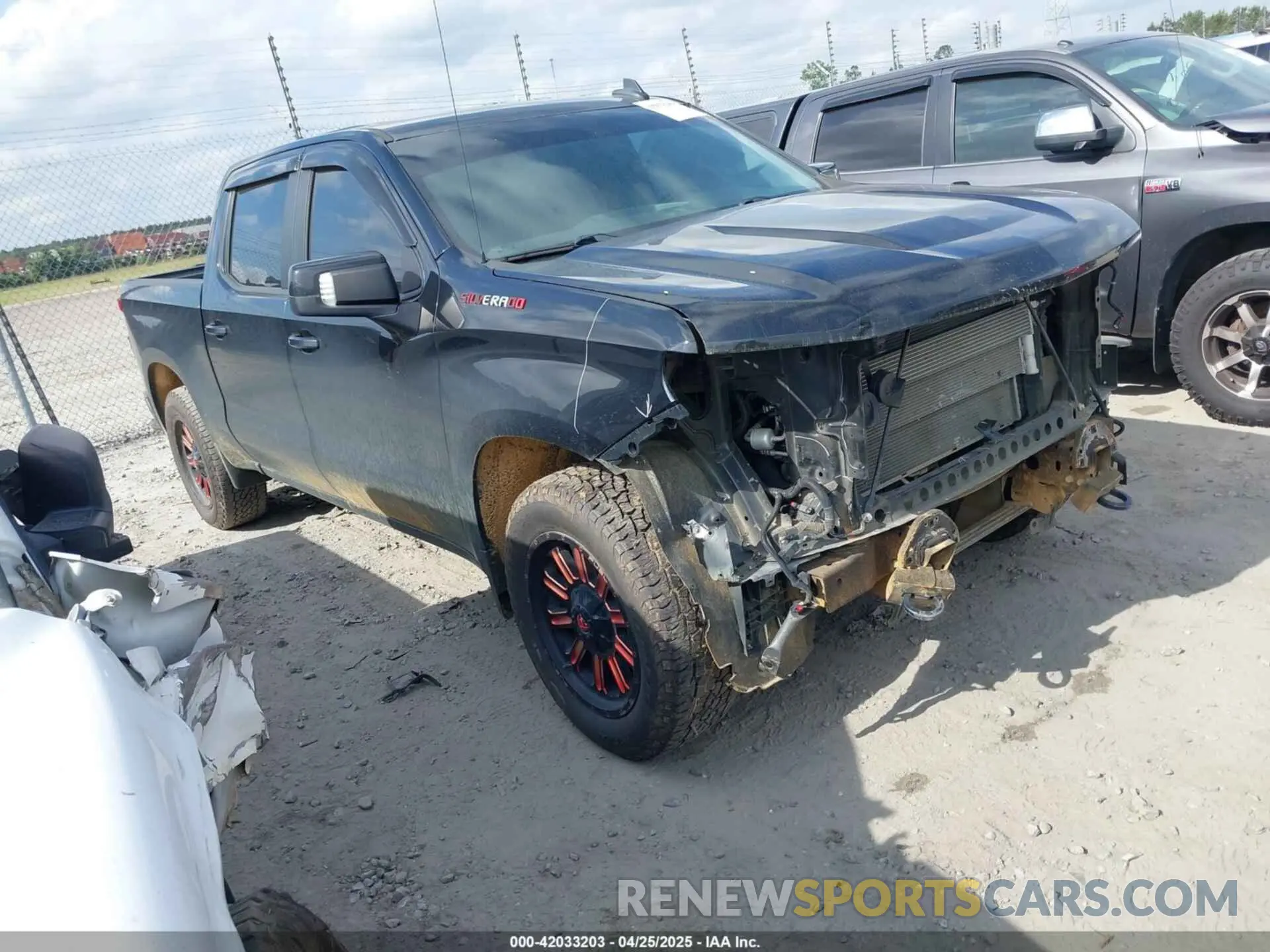1 Photograph of a damaged car 3GCPWDED2KG284066 CHEVROLET SILVERADO 1500 2019