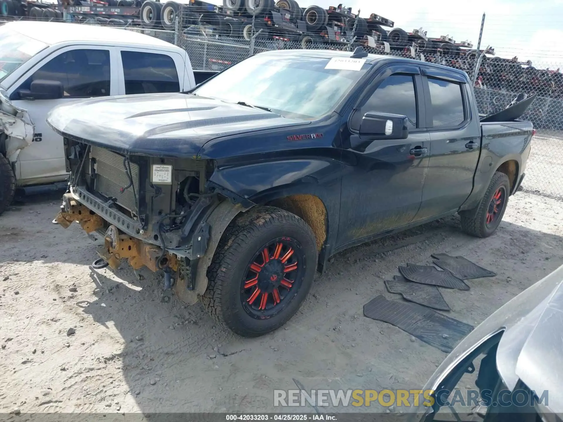 2 Photograph of a damaged car 3GCPWDED2KG284066 CHEVROLET SILVERADO 1500 2019