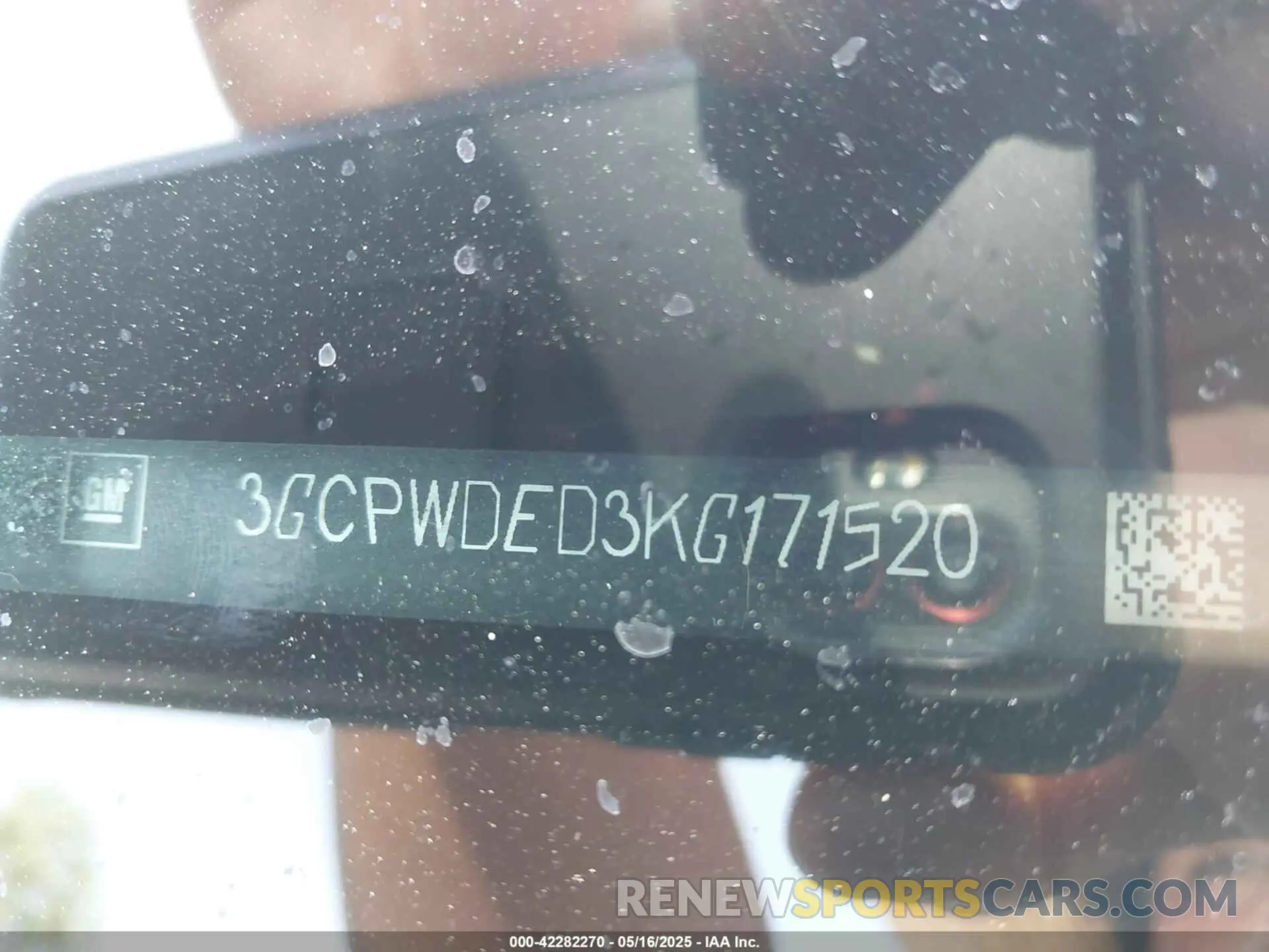 9 Photograph of a damaged car 3GCPWDED3KG171520 CHEVROLET SILVERADO 1500 2019