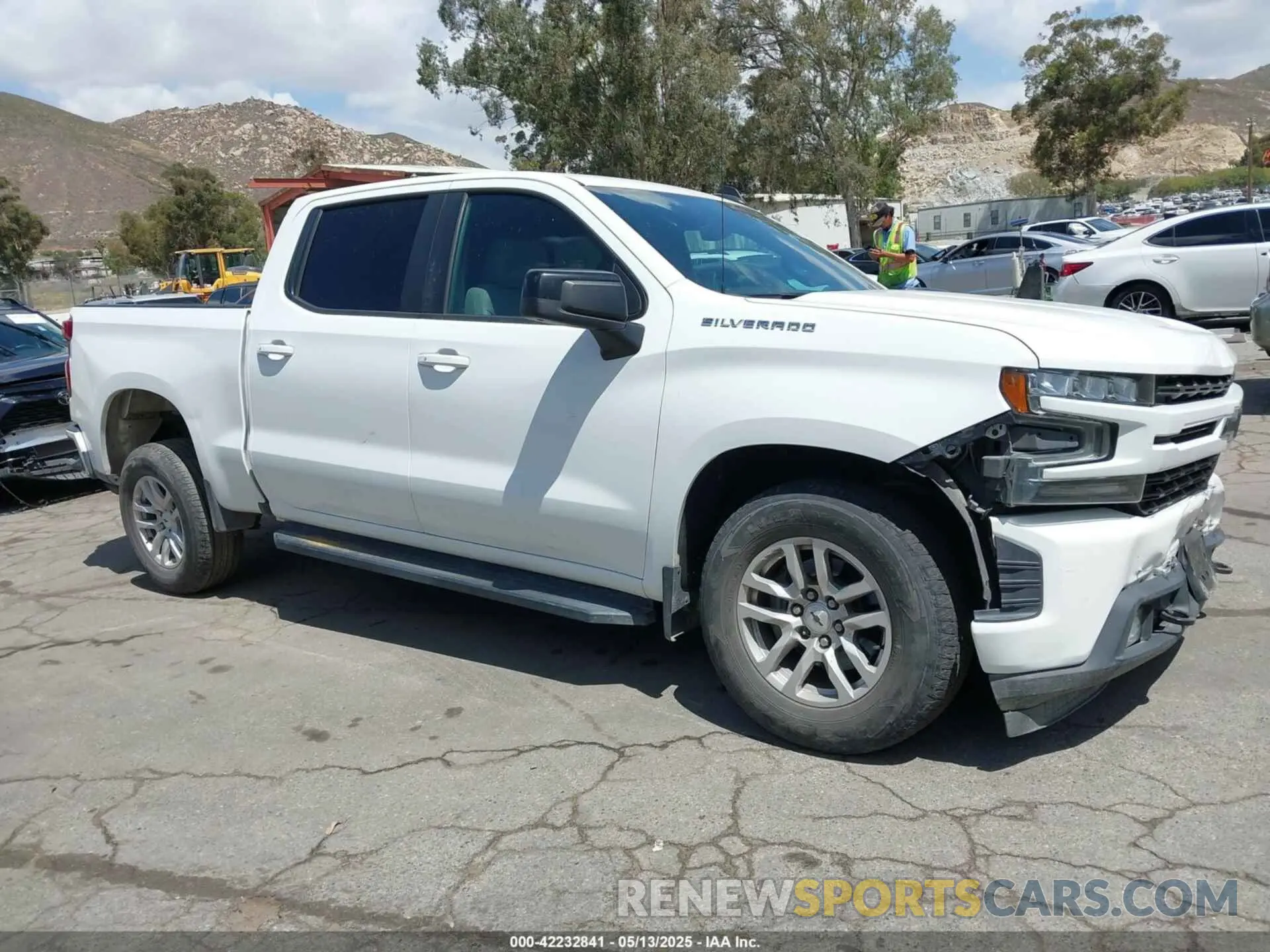 1 Photograph of a damaged car 3GCPWDED3KG296517 CHEVROLET SILVERADO 1500 2019