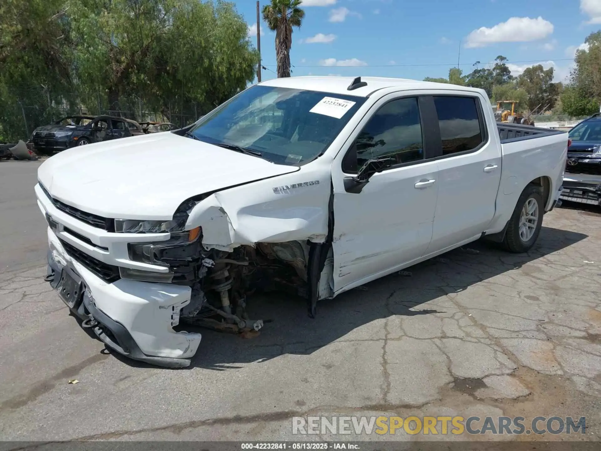 2 Photograph of a damaged car 3GCPWDED3KG296517 CHEVROLET SILVERADO 1500 2019