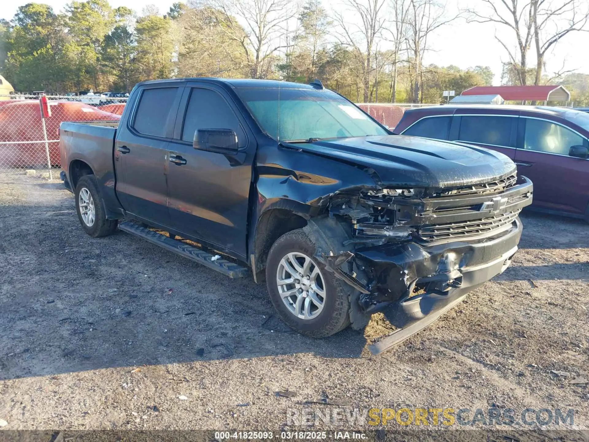 1 Photograph of a damaged car 3GCPWDED6KG125339 CHEVROLET SILVERADO 1500 2019