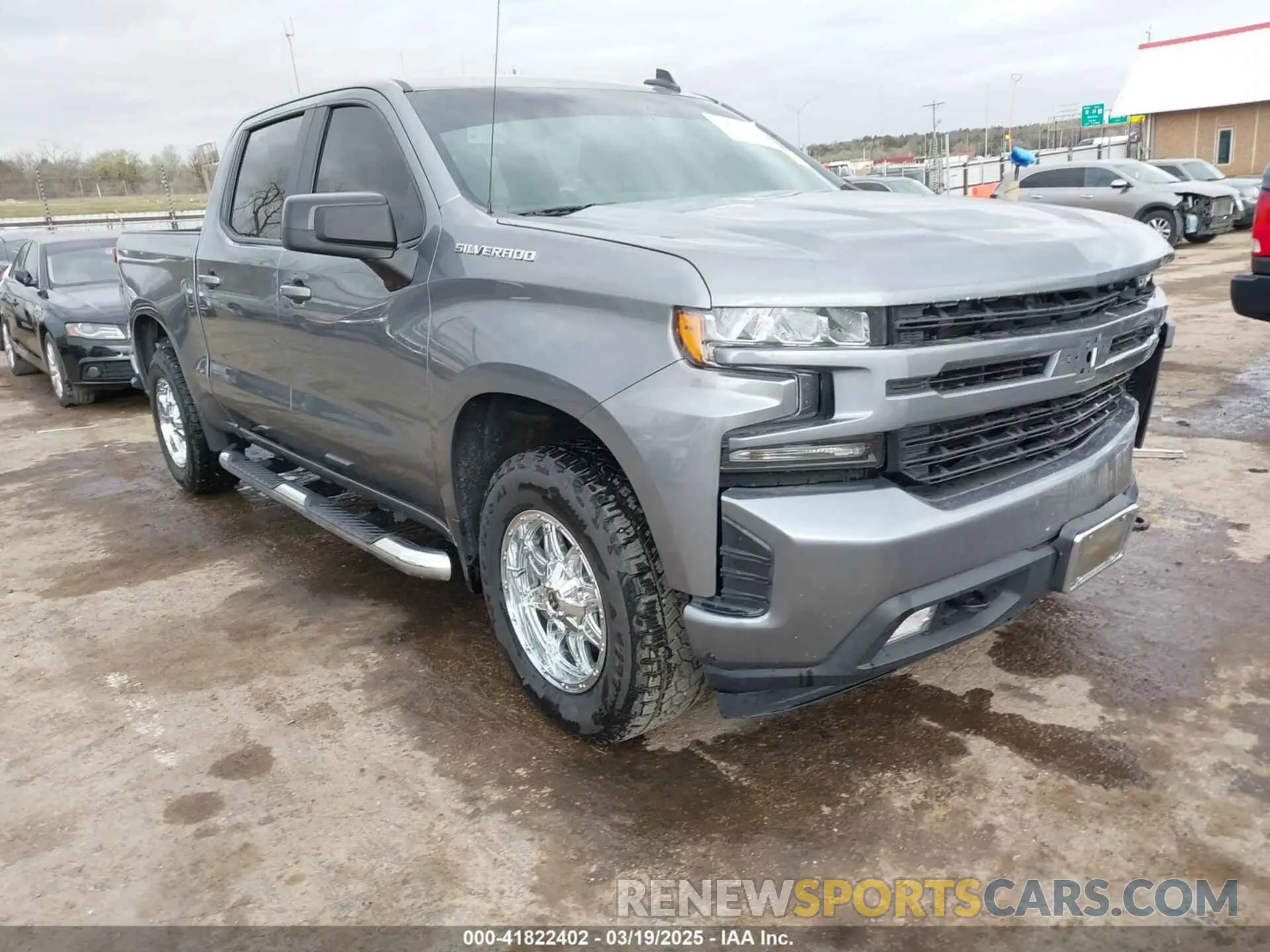 1 Photograph of a damaged car 3GCPWDED6KG273281 CHEVROLET SILVERADO 1500 2019