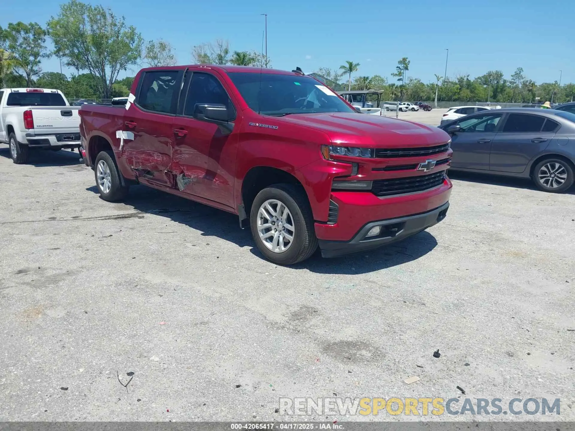 1 Photograph of a damaged car 3GCPWDED7KG206530 CHEVROLET SILVERADO 1500 2019