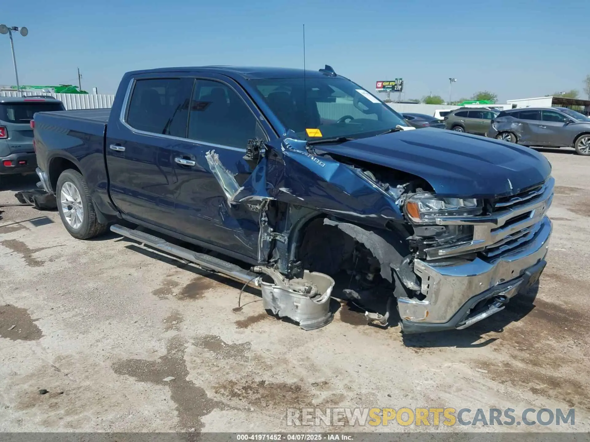 1 Photograph of a damaged car 3GCPWEED1KG290981 CHEVROLET SILVERADO 1500 2019