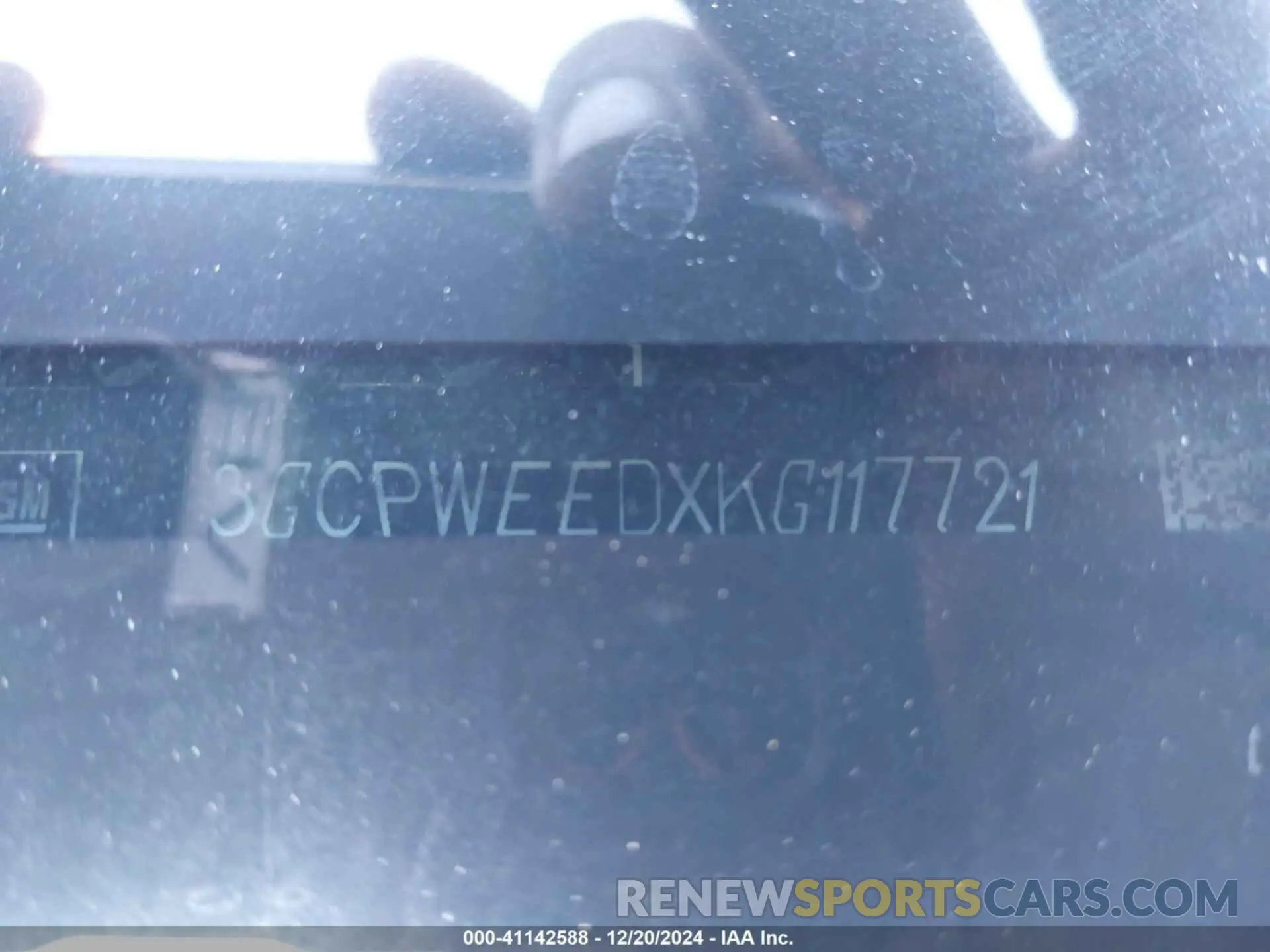 9 Photograph of a damaged car 3GCPWEEDXKG117721 CHEVROLET SILVERADO 1500 2019
