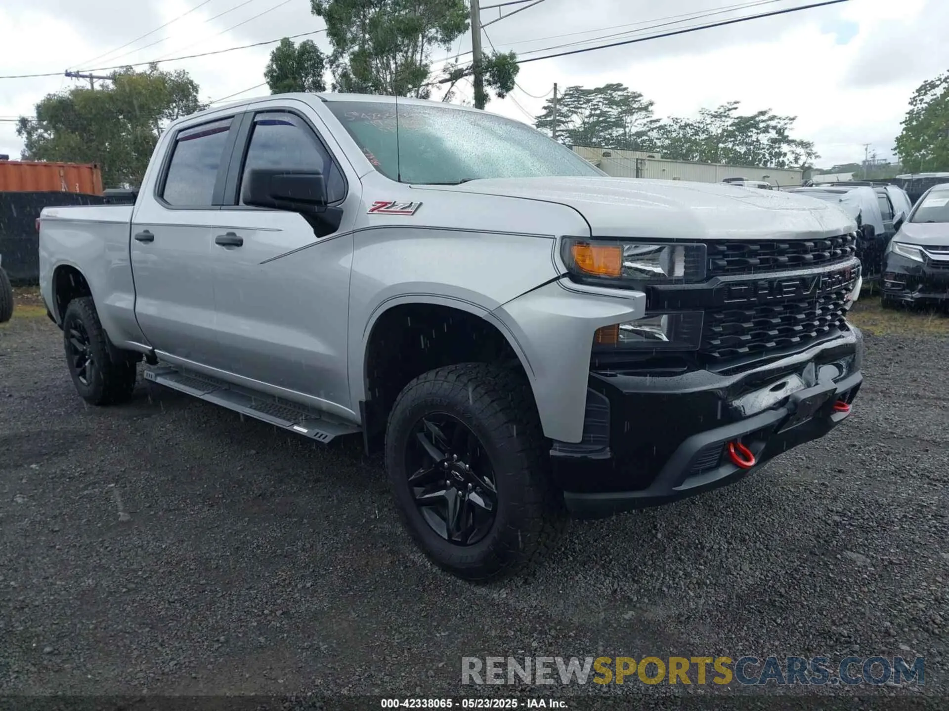 1 Photograph of a damaged car 3GCPYCEF9KG311673 CHEVROLET SILVERADO 1500 2019