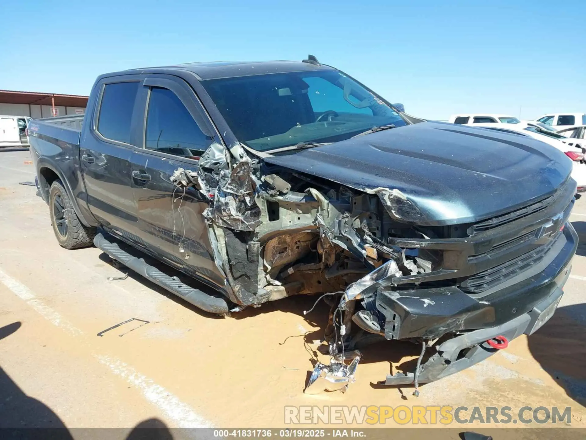 1 Photograph of a damaged car 3GCPYFED1KG299325 CHEVROLET SILVERADO 1500 2019