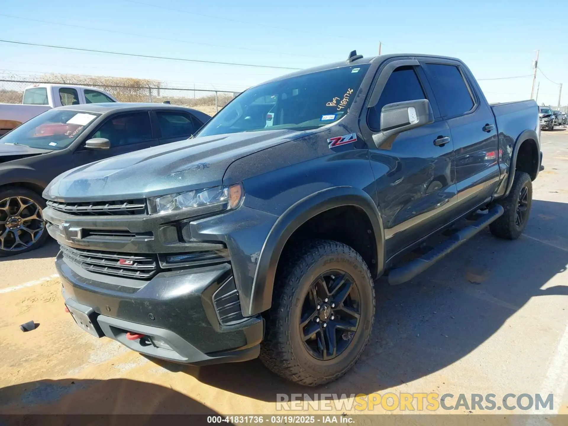 2 Photograph of a damaged car 3GCPYFED1KG299325 CHEVROLET SILVERADO 1500 2019