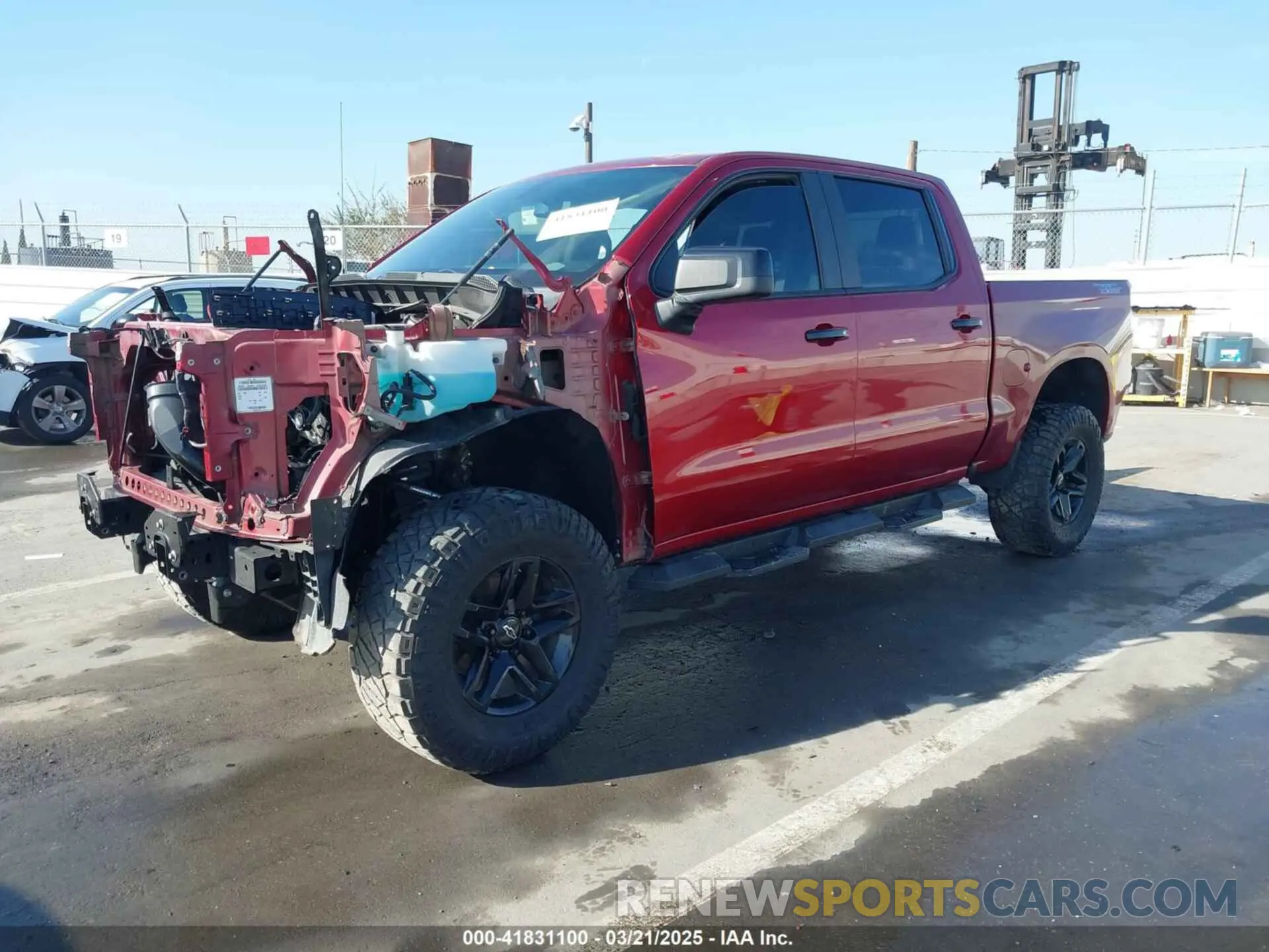 2 Photograph of a damaged car 3GCPYFED2KG122699 CHEVROLET SILVERADO 1500 2019